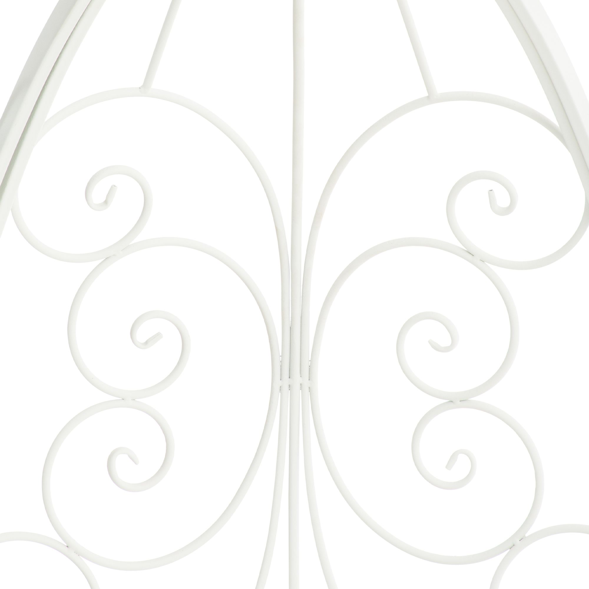Gazebo semicircolare Rosie con panca