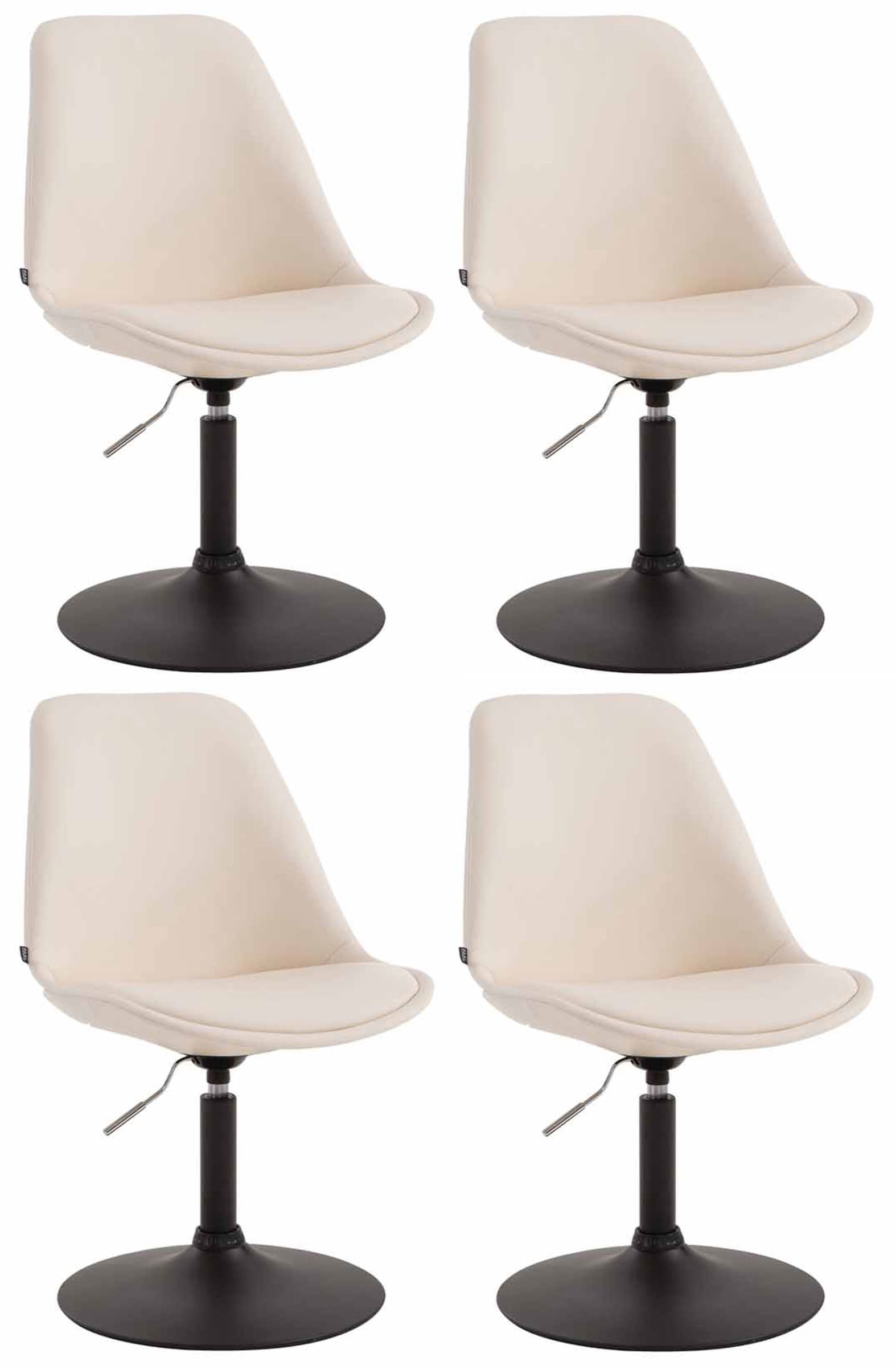 Set di 4 sedie da pranzo Maverick in ecopelle