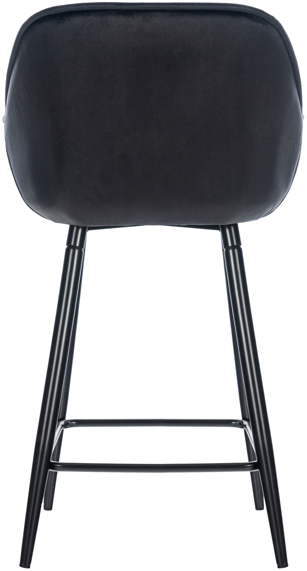 Set di 2 sgabelli da bar Gibson in velluto con altezza seduta 76 cm
