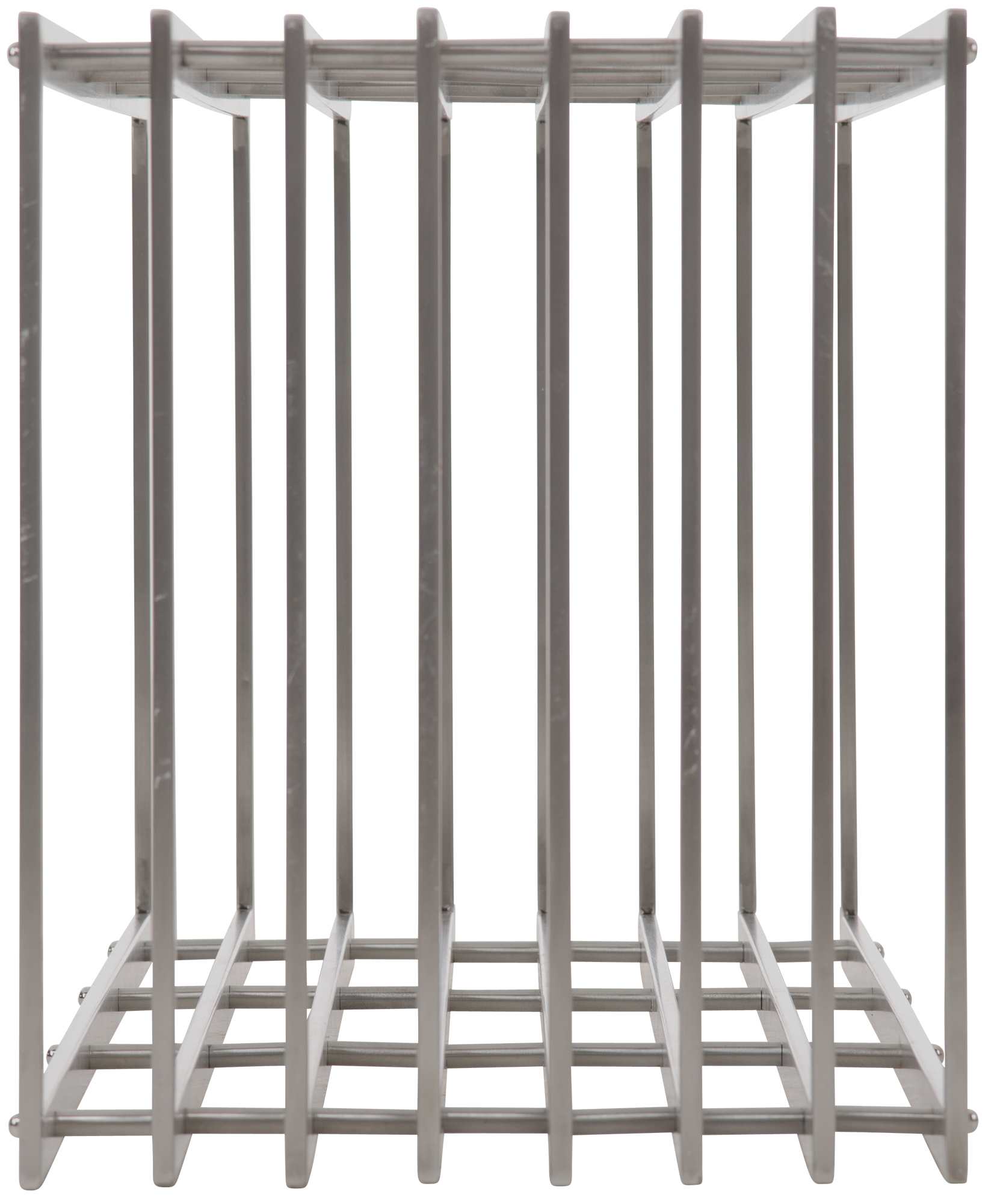 Portalegna Irving in robusto acciaio inox