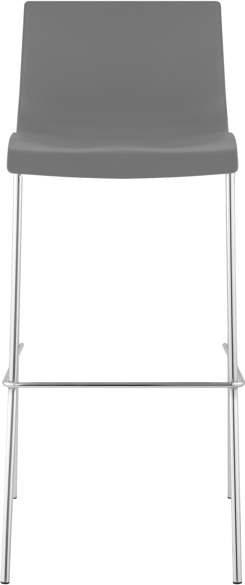 Set di 2 sgabelli da bar Hover in plastica con base a 4 gambe