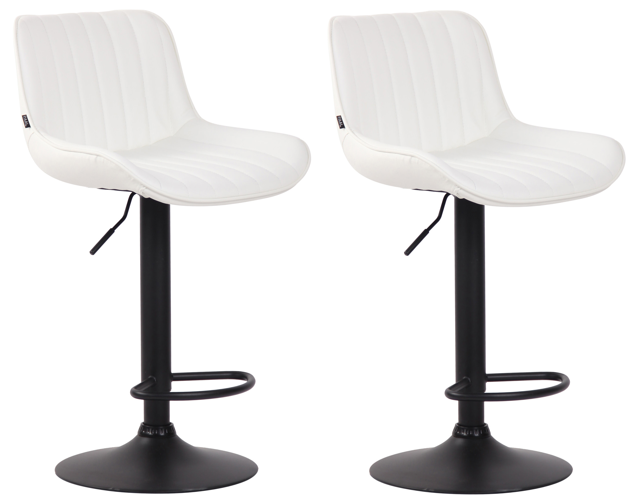 Set di 2 sgabelli da bar Lentini in similpelle
