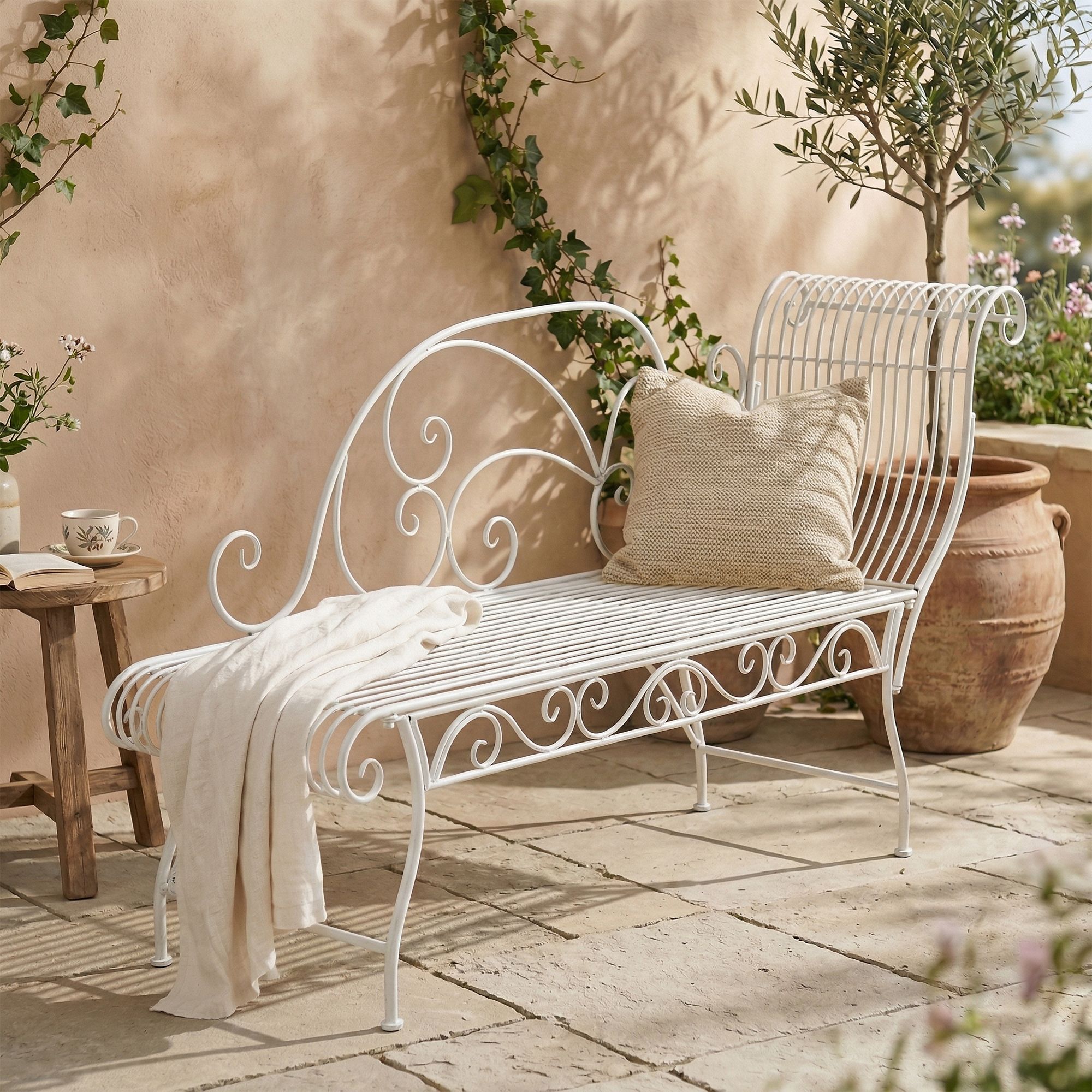 Panca da giardino Karma - design elegante e comfort per il tuo spazio esterno