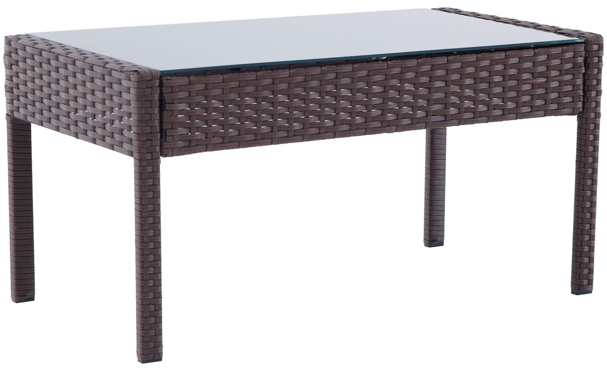 Gruppo di sedute in polyrattan Ramunda