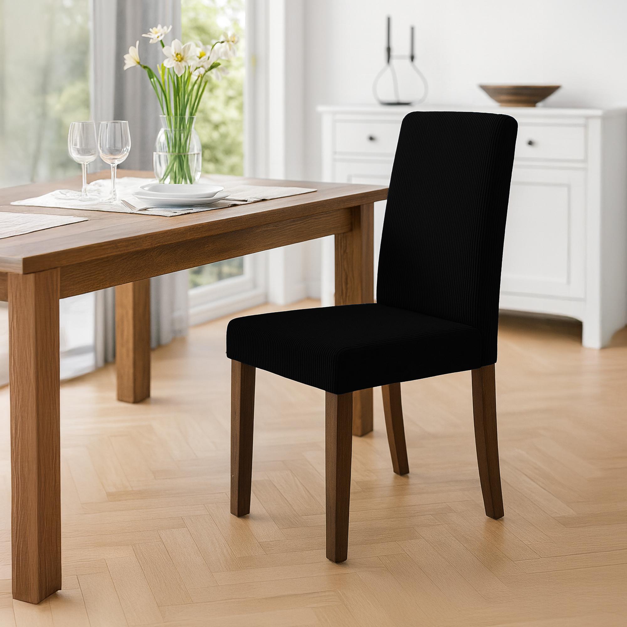 Set di 2 Sedie da Sala da Pranzo Ina in Velluto a Coste