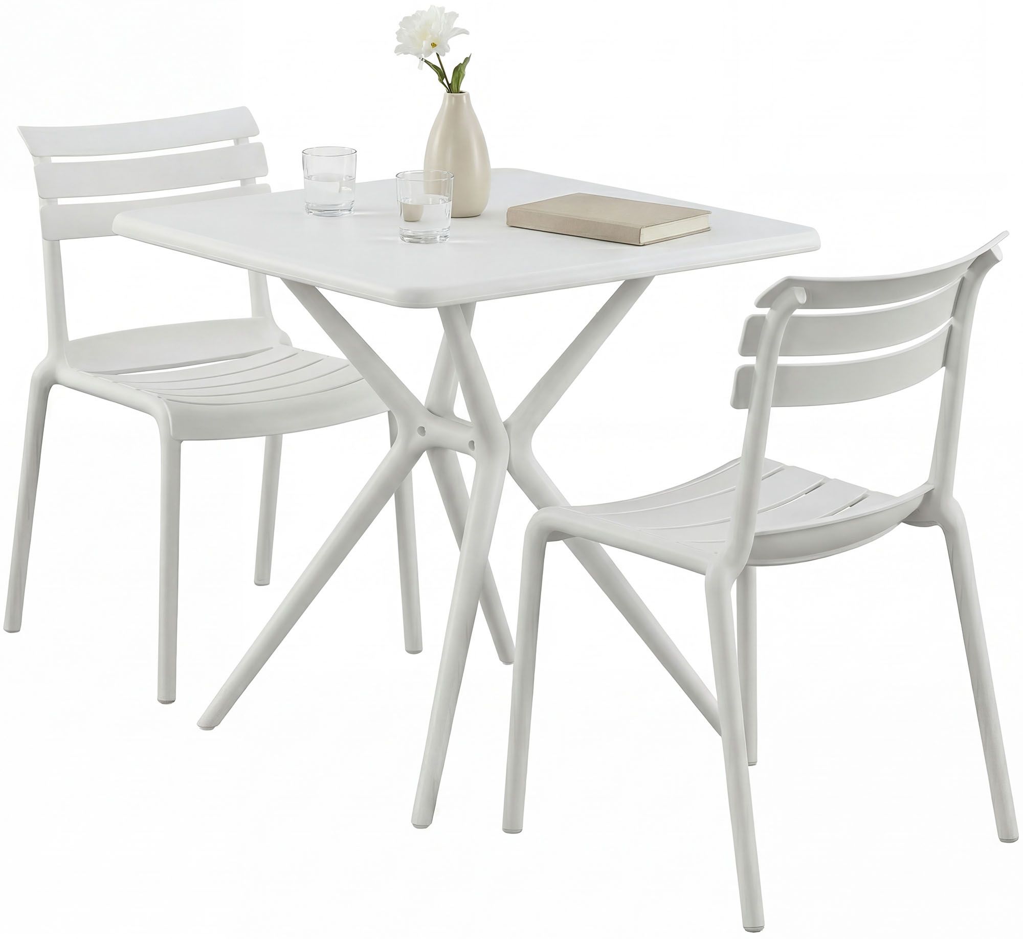 Set Mobili da Giardino Vela con 2 Sedie
