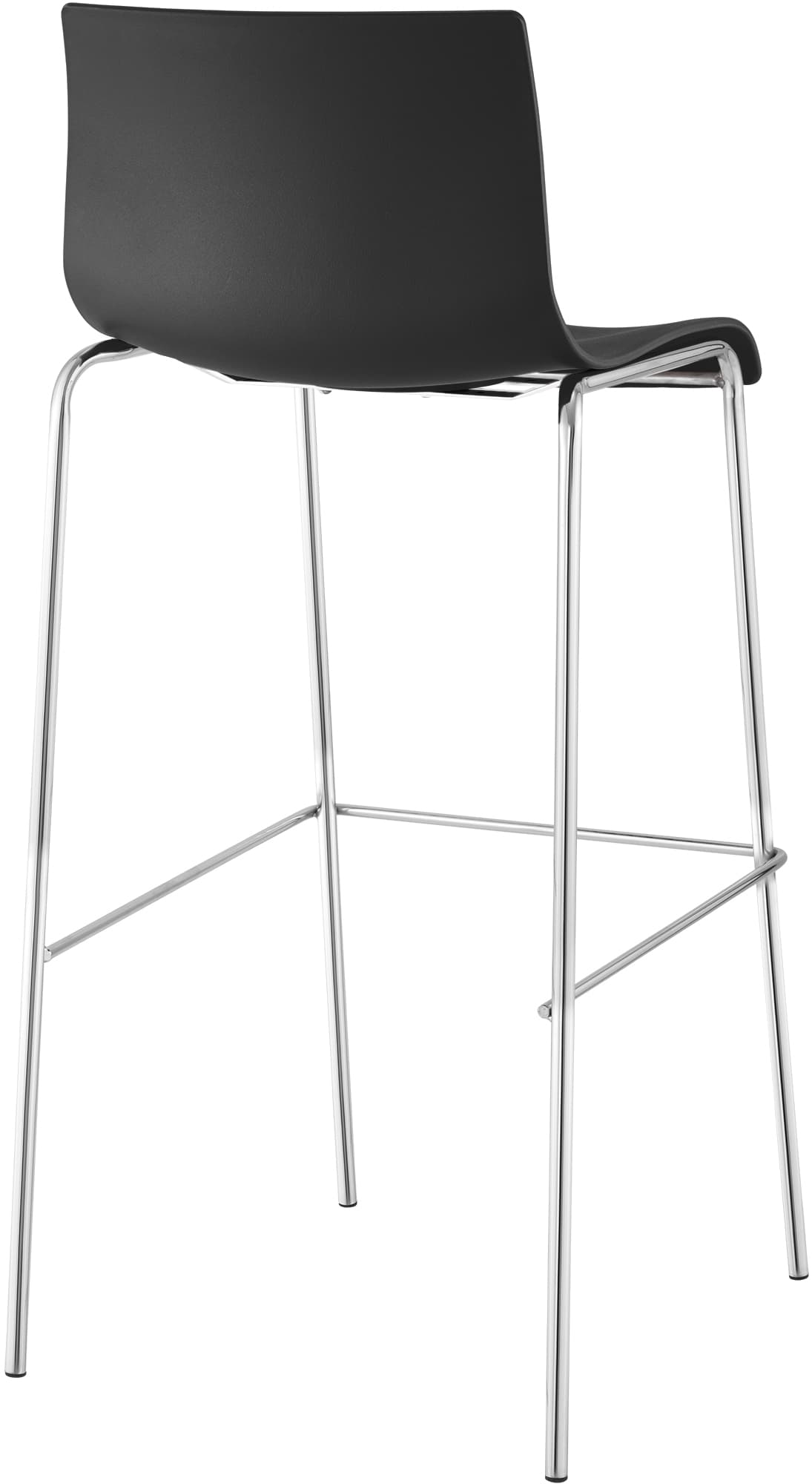 Sgabello da Bar Hover Plastica Struttura a 4 Gambe