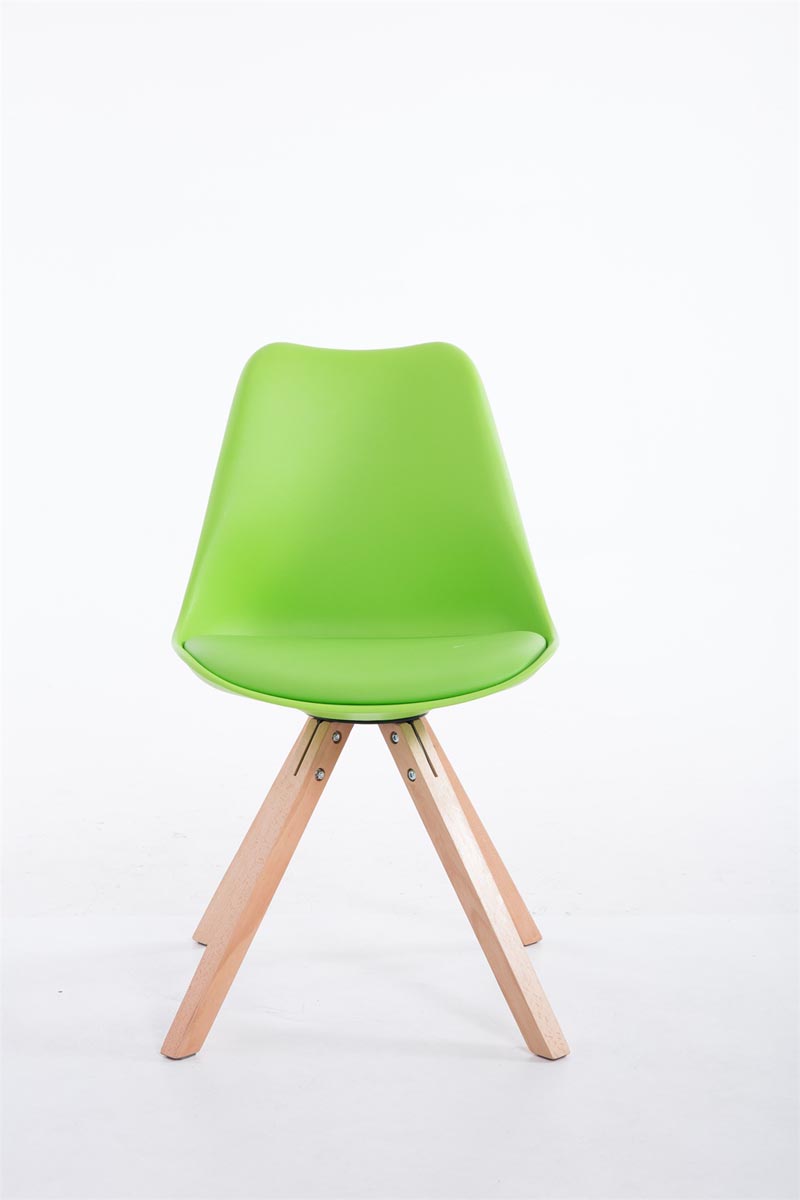 Sedia Toulouse in similpelle gambe quadrate
