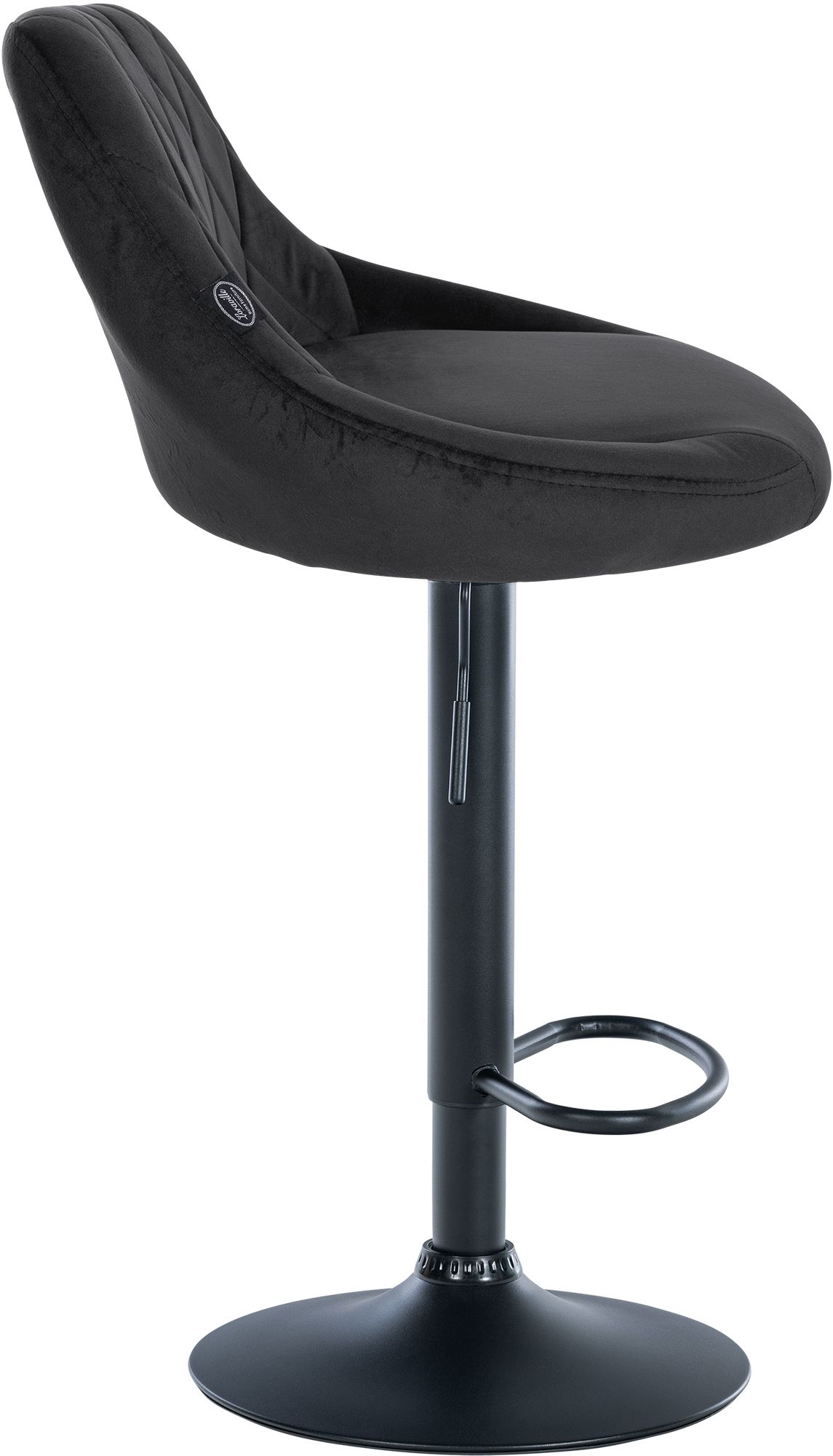 Set di 2 sgabelli da bar Lazio Velvet