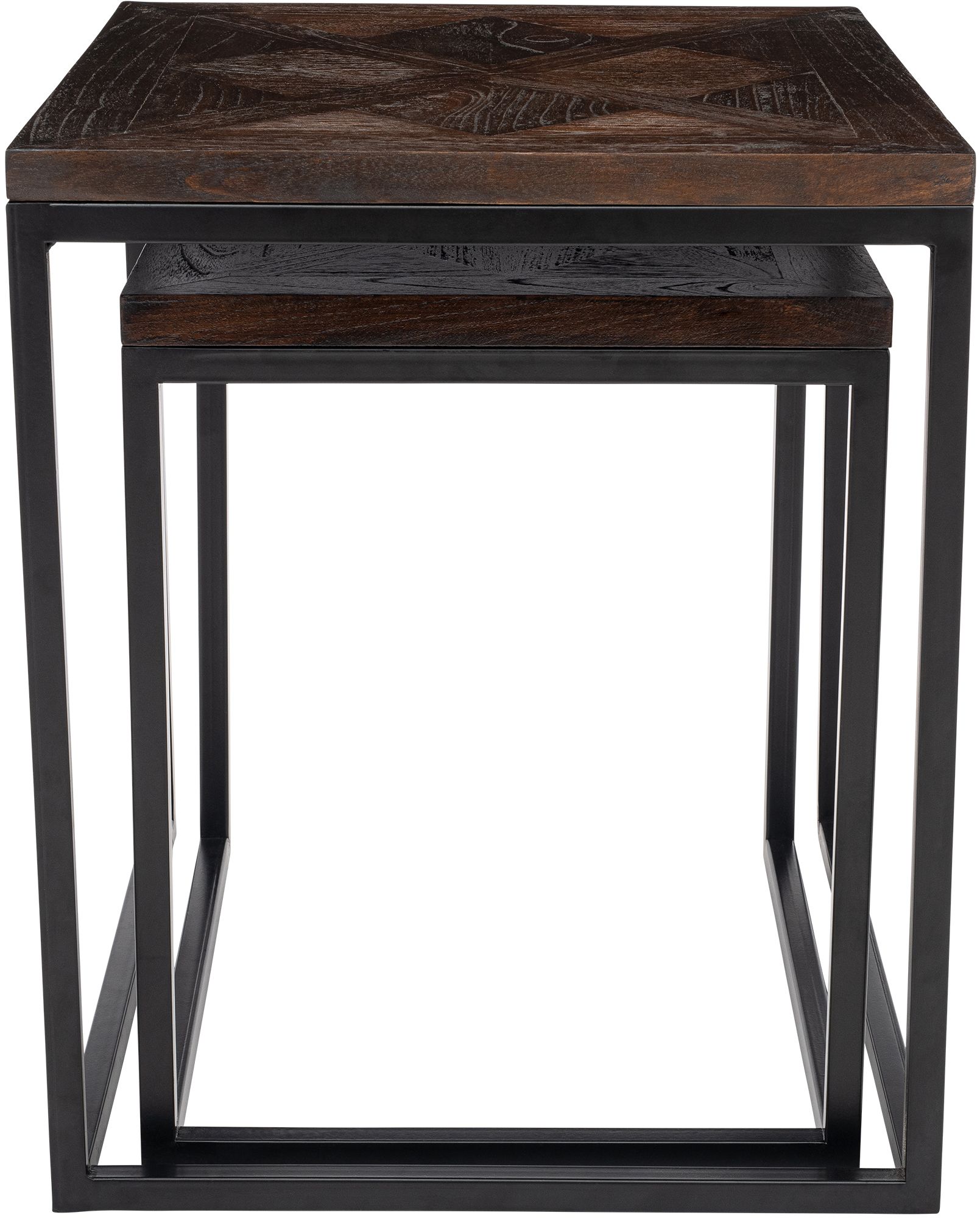 Set di 2 tavolini d'appoggio Talero, tavolini bassi da salotto per soggiorno, design moderno