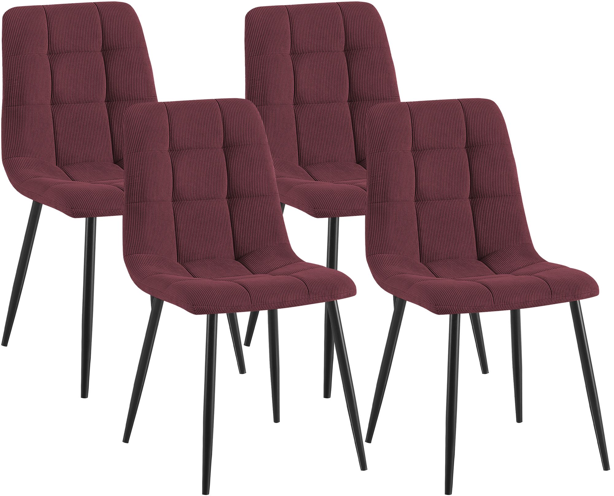 Set di 4 sedie da pranzo Tilde