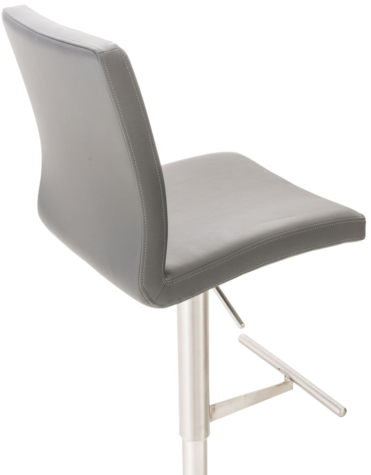 Sgabello da bar Cadiz con rivestimento in similpelle