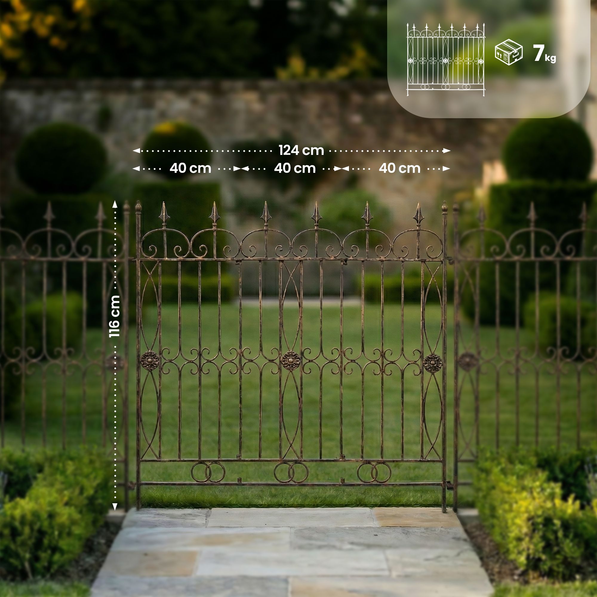 Recinzione da giardino Mangold