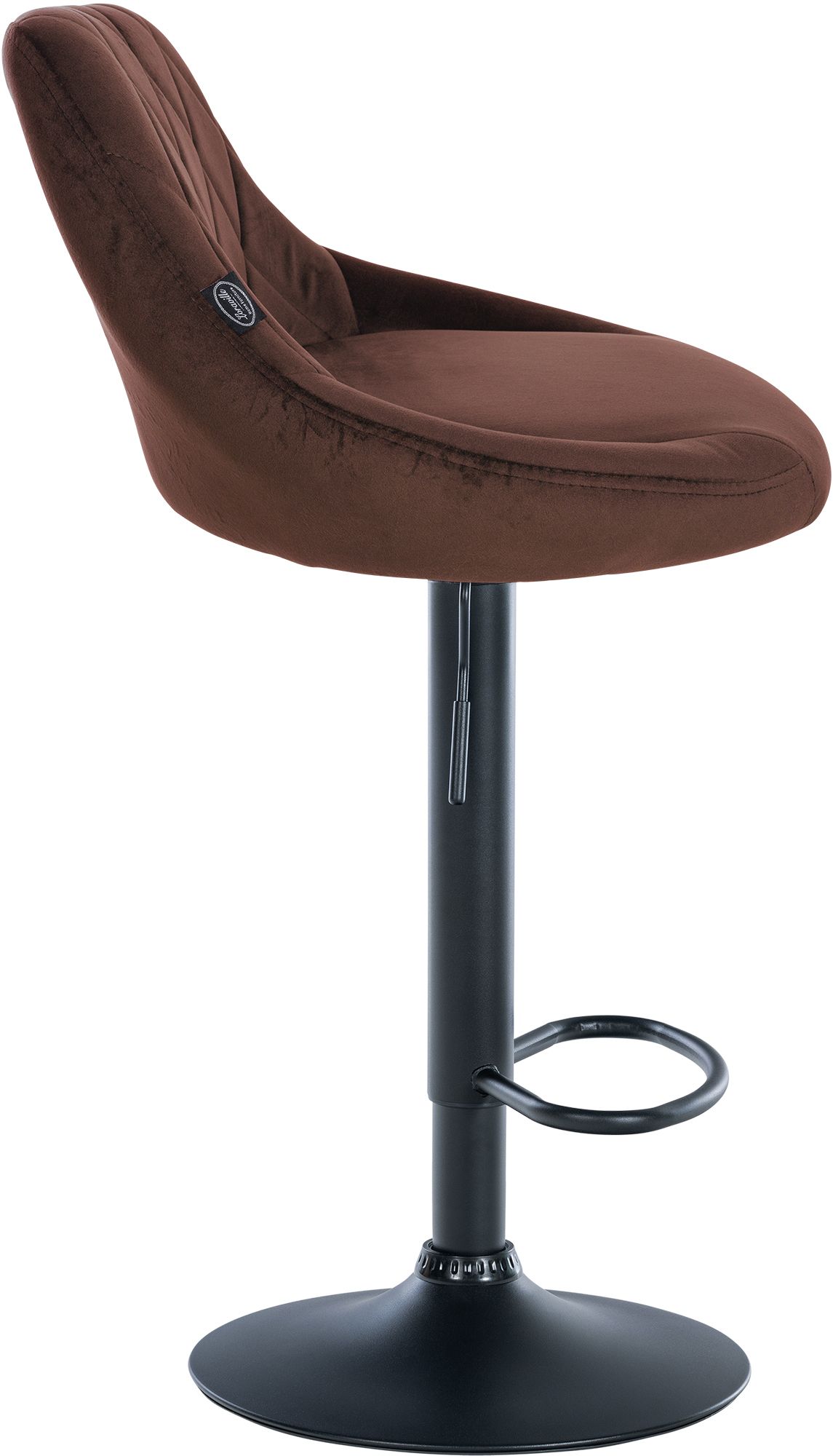 Set di 2 sgabelli da bar Lazio Velvet