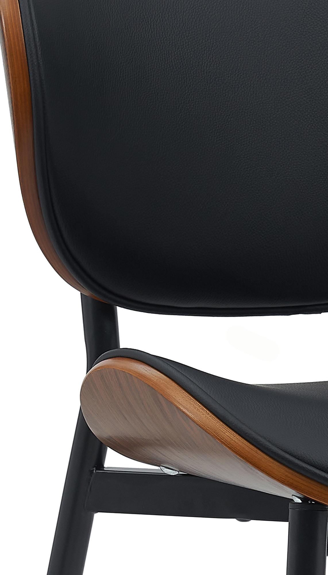 Set di 2 sedie visitatore Enid con rivestimento in similpelle o tessuto