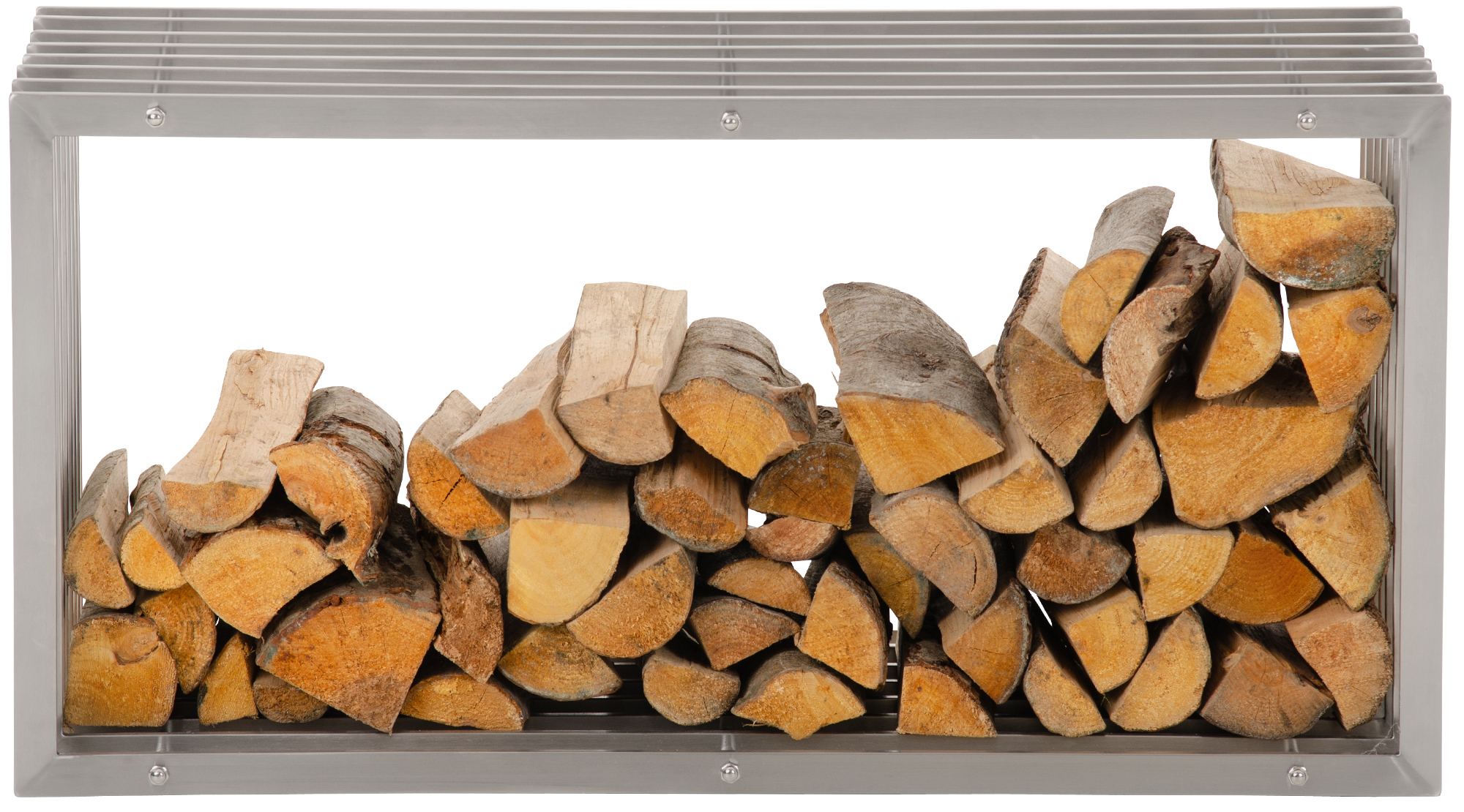 Portalegna Irving in robusto acciaio inox