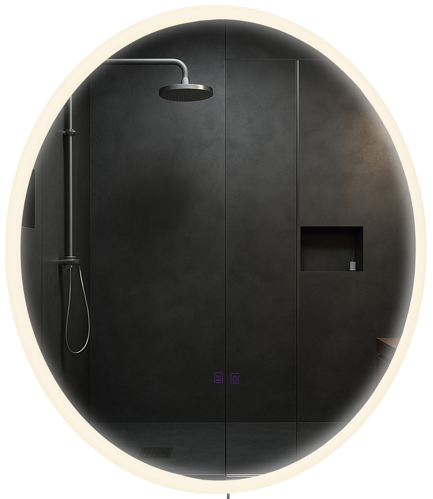 Specchio da bagno Laconia con Bluetooth
