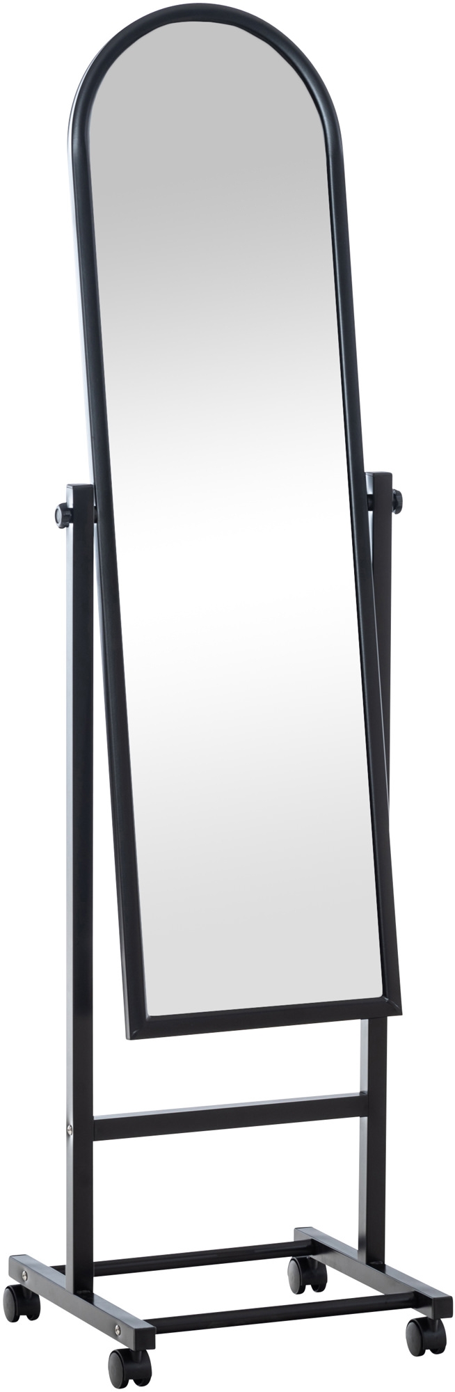 Specchio a figura intera Evoir con ruote - Specchi da terra - Bagno -  Soggiorno - sala da pranzo, bagno e ufficio I CLP