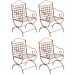 4er Set Stühle Lotta-antik/braun