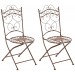 2er Set Stühle Indra-antik/braun