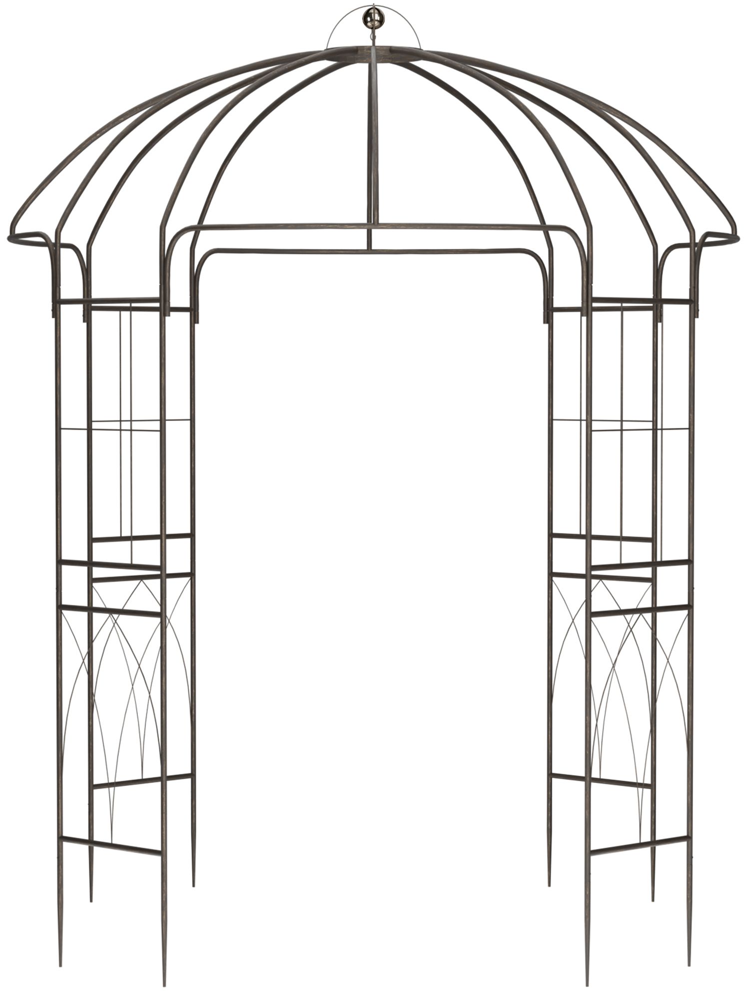 Gazebo da giardino Keira con supporto per rampicanti