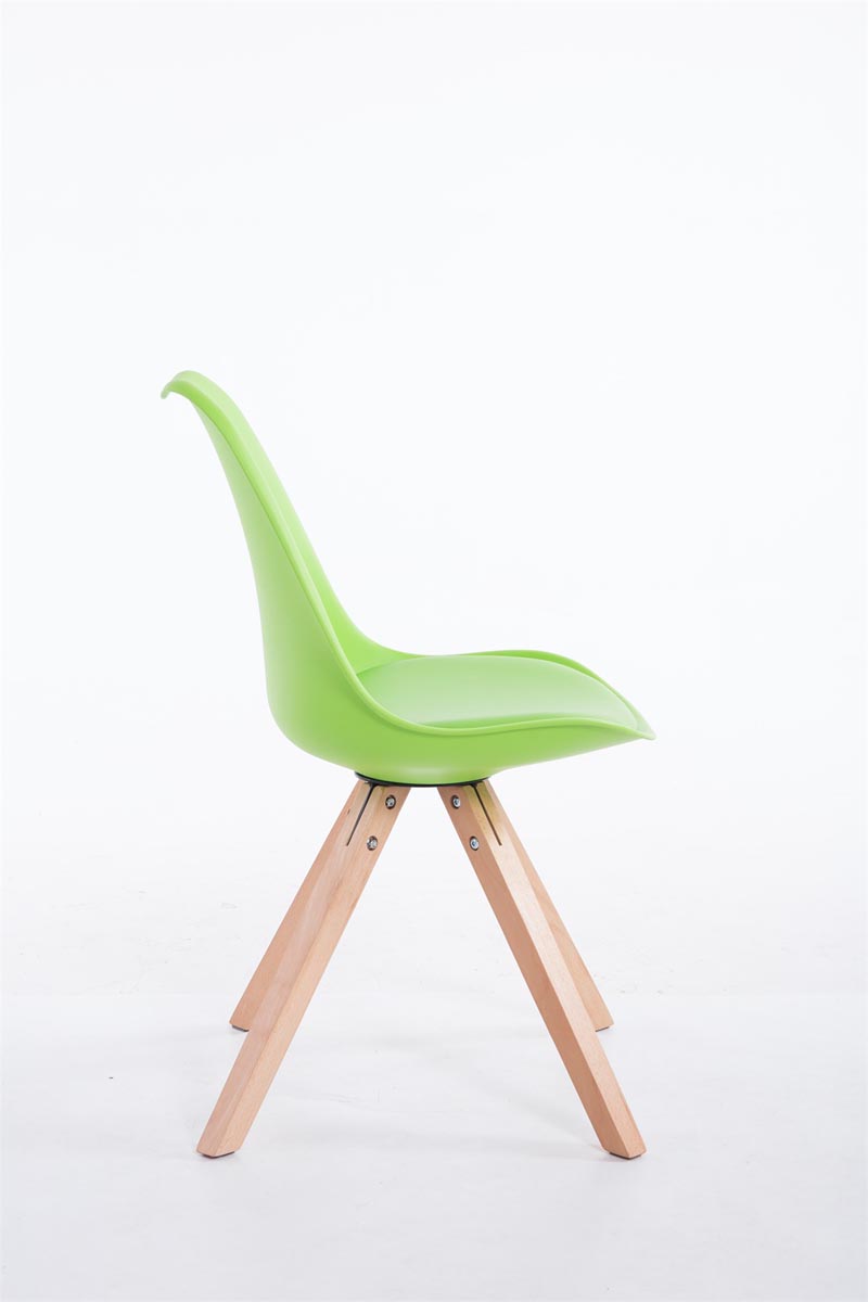 Sedia Toulouse in similpelle gambe quadrate