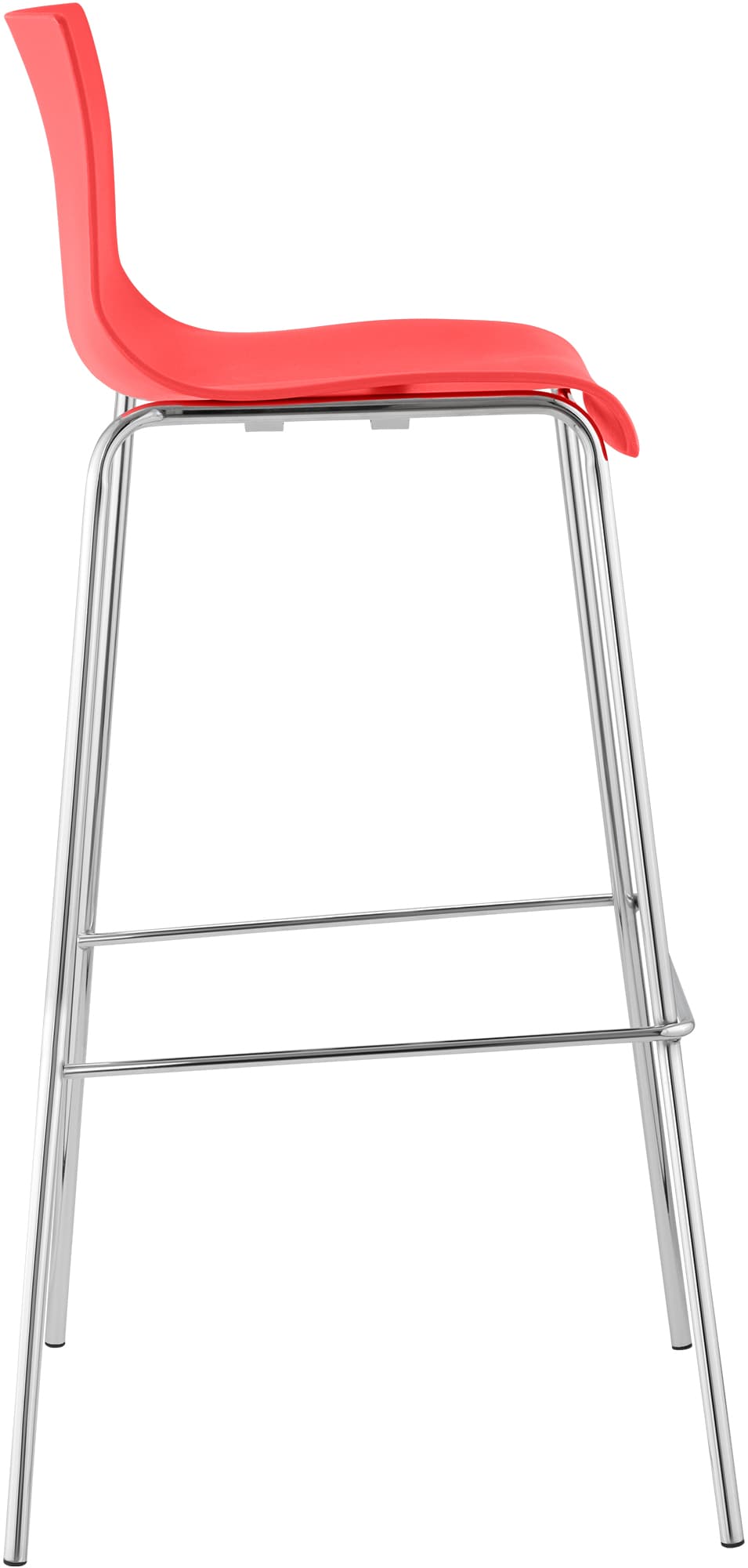 Set di 2 sgabelli da bar Hover in plastica con base a 4 gambe