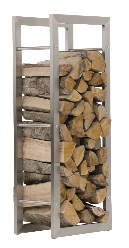 Portalegna KERI in robusto acciaio inossidabile