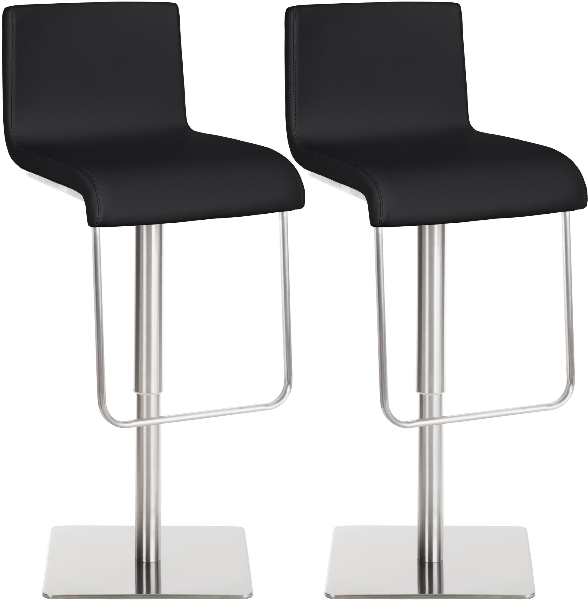 Set di 2 sgabelli da bar Limon rivestimento in similpelle