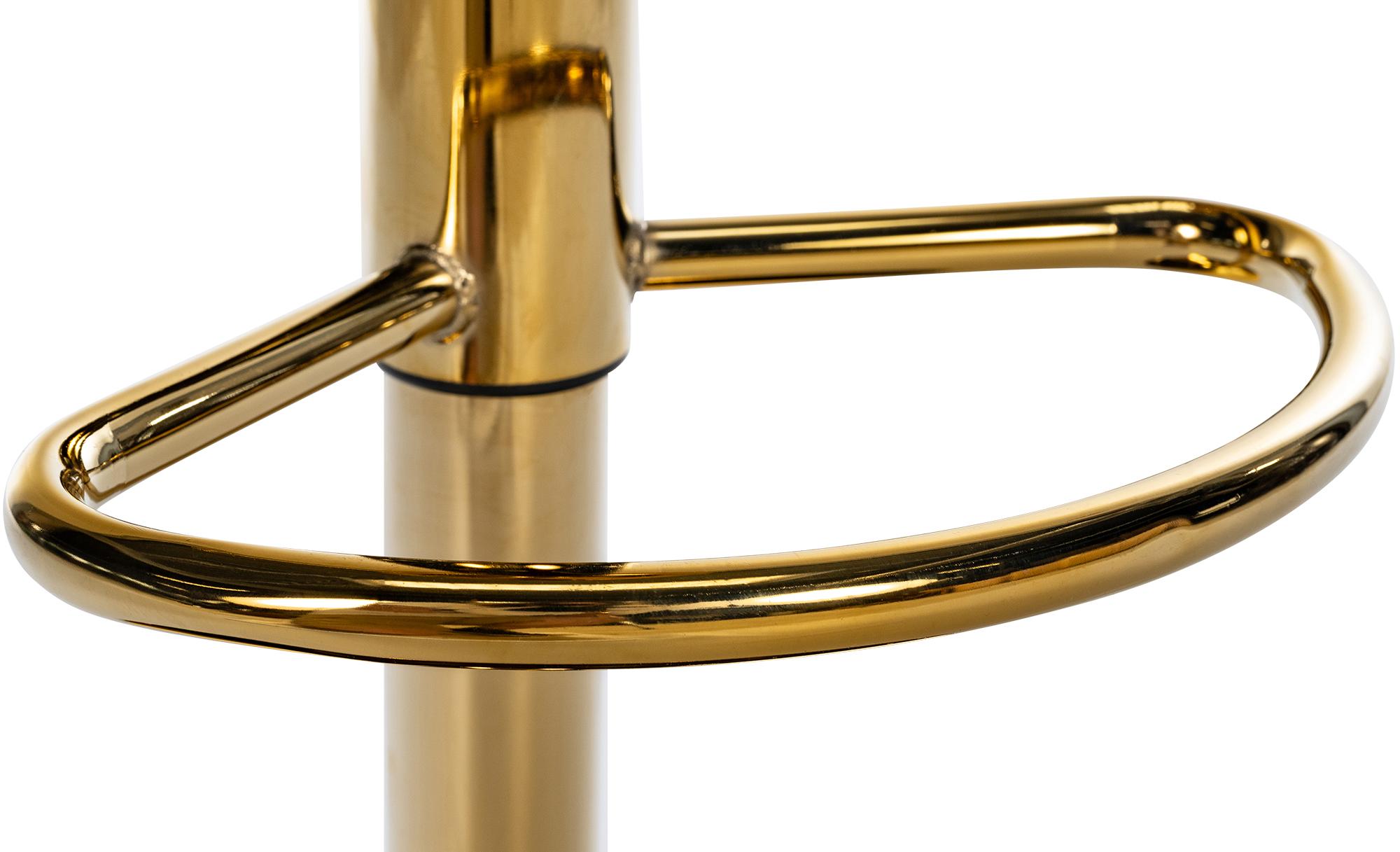 Set di 2 sgabelli da bar in tessuto Braga Gold
