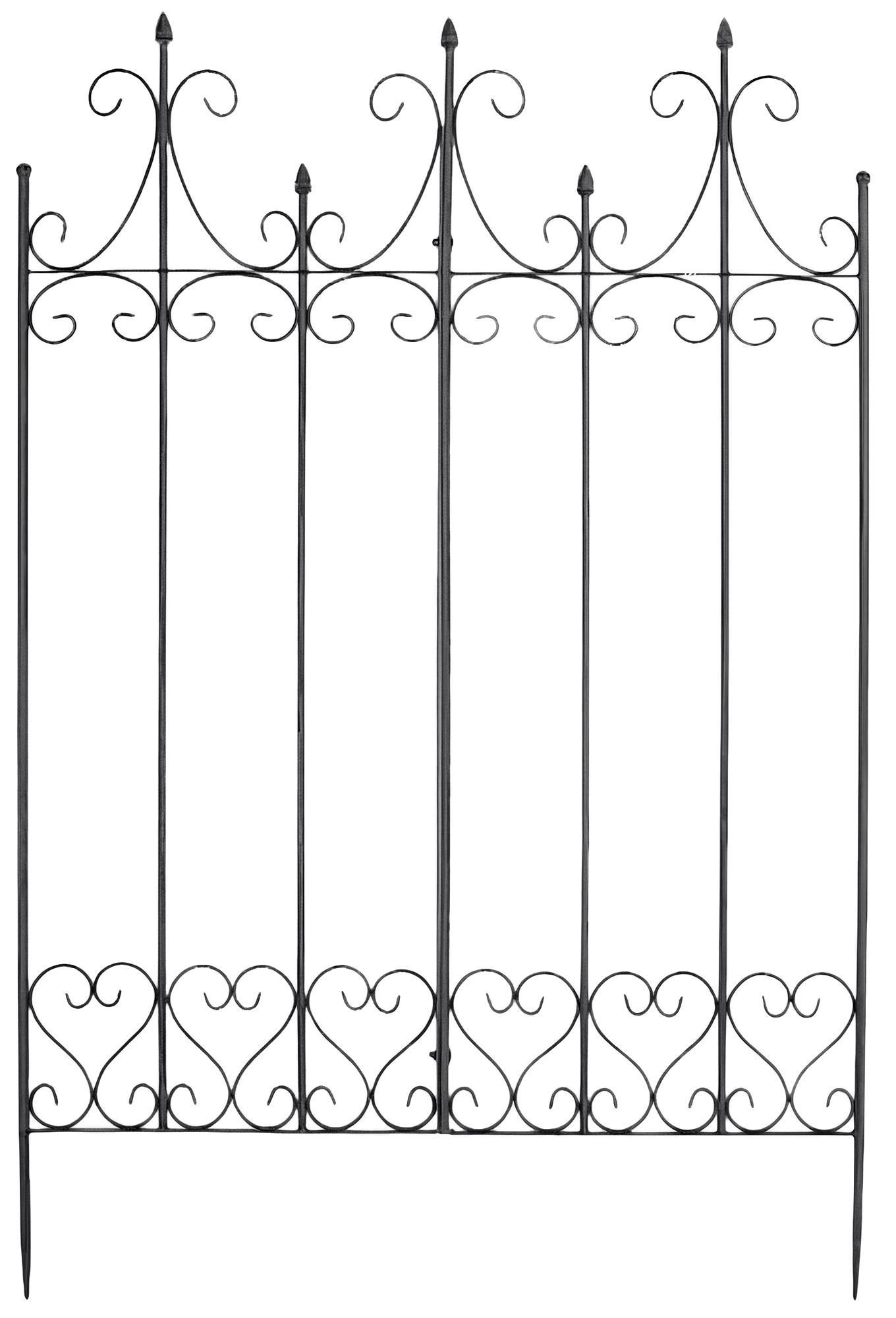 Spalliera Flieder 130x100 cm in Metallo, Stile Rustico per Rampicanti