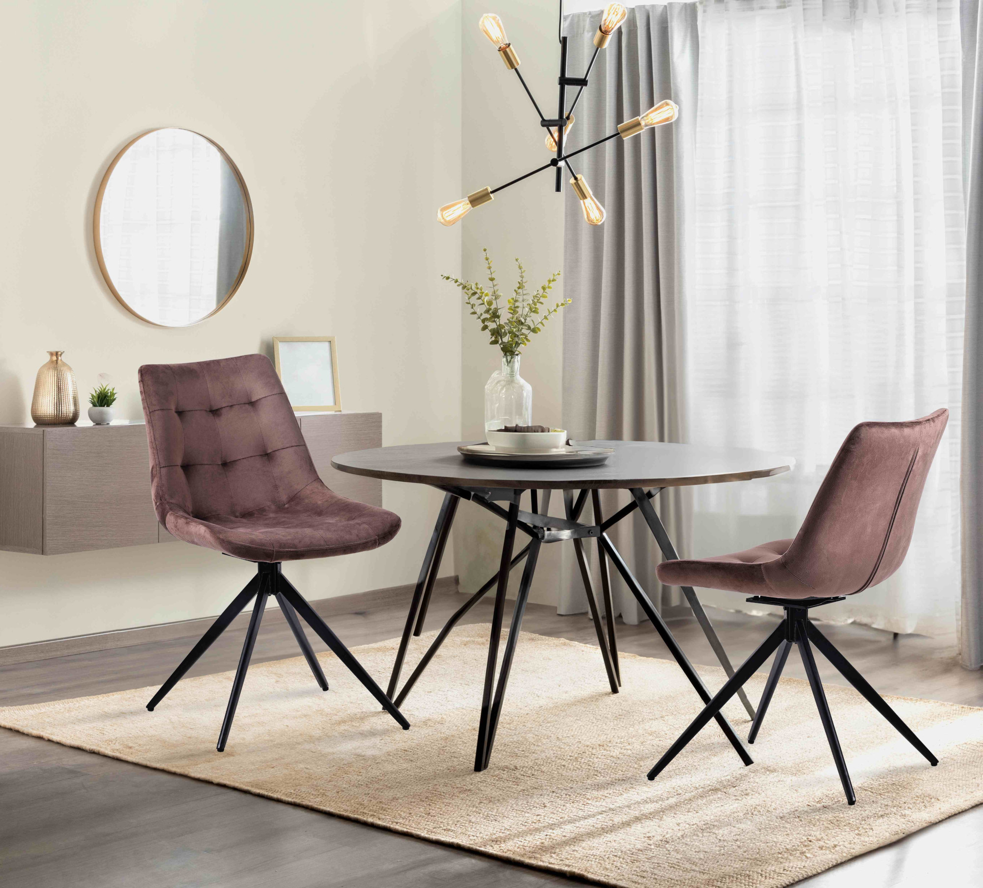 Set di 2 sedie da pranzo Merna