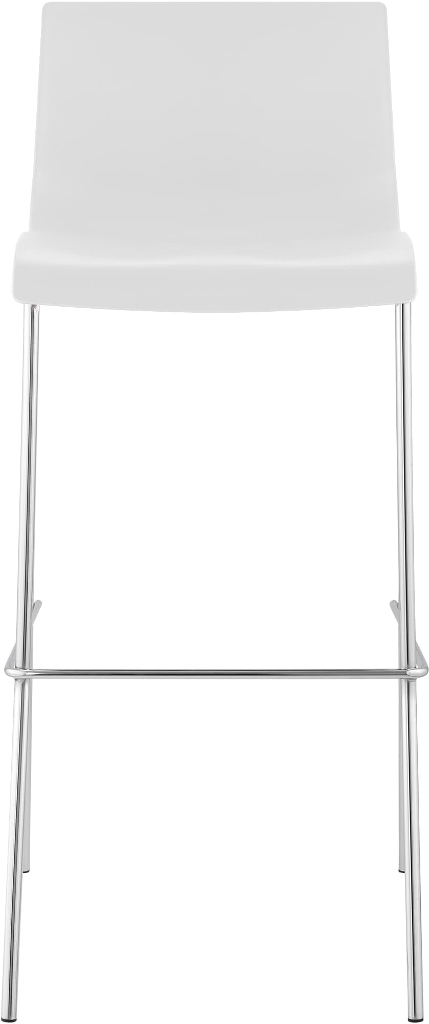 Set di 2 sgabelli da bar Hover in plastica con base a 4 gambe