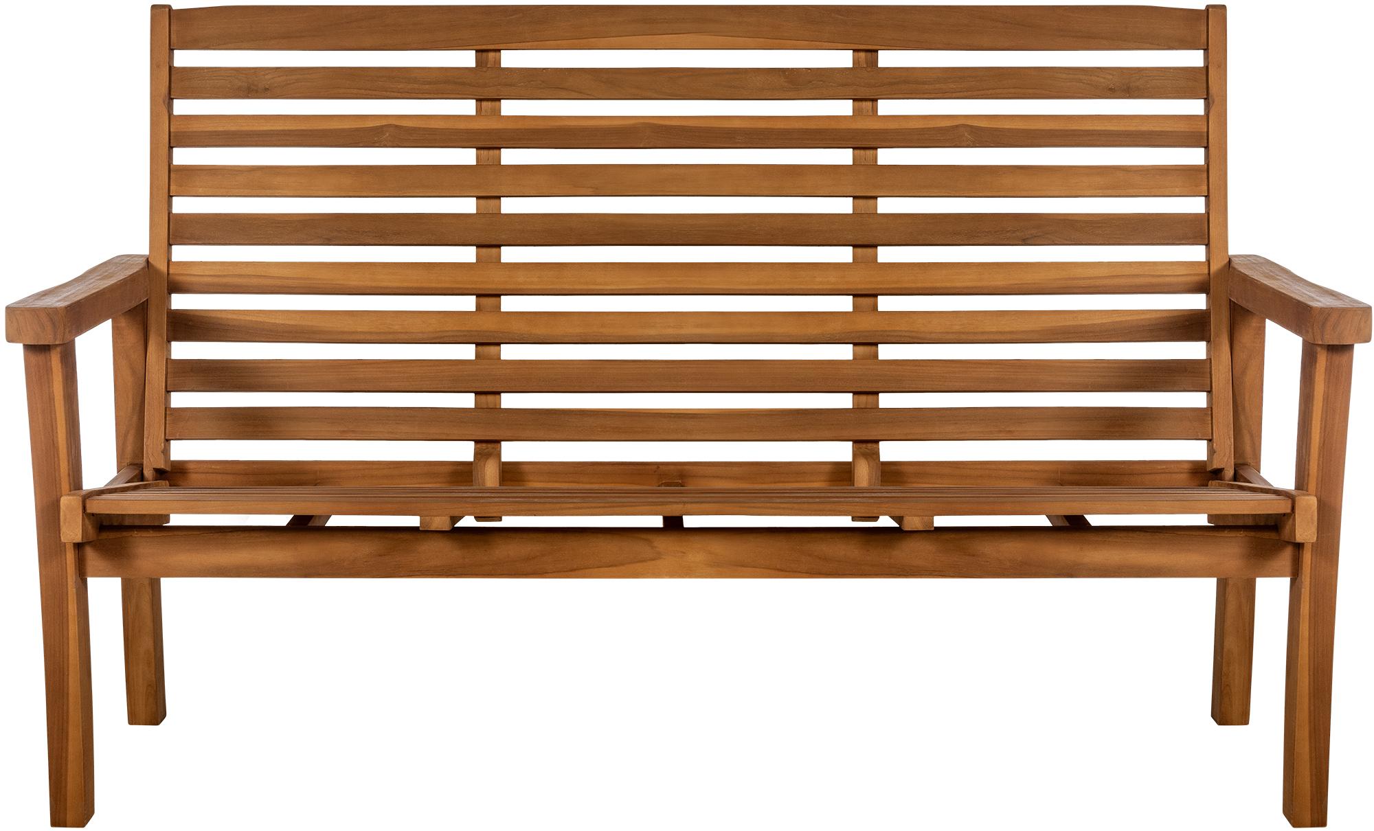 Panca in teak Nicosia con schienale reclinabile