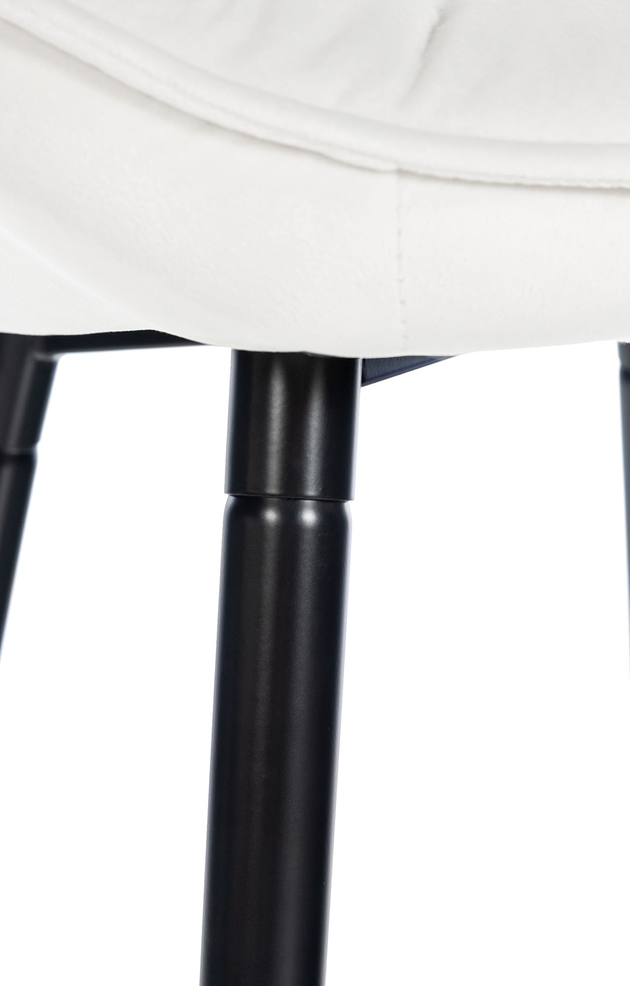 Sgabello da bar Gibson in velluto altezza seduta 76 cm