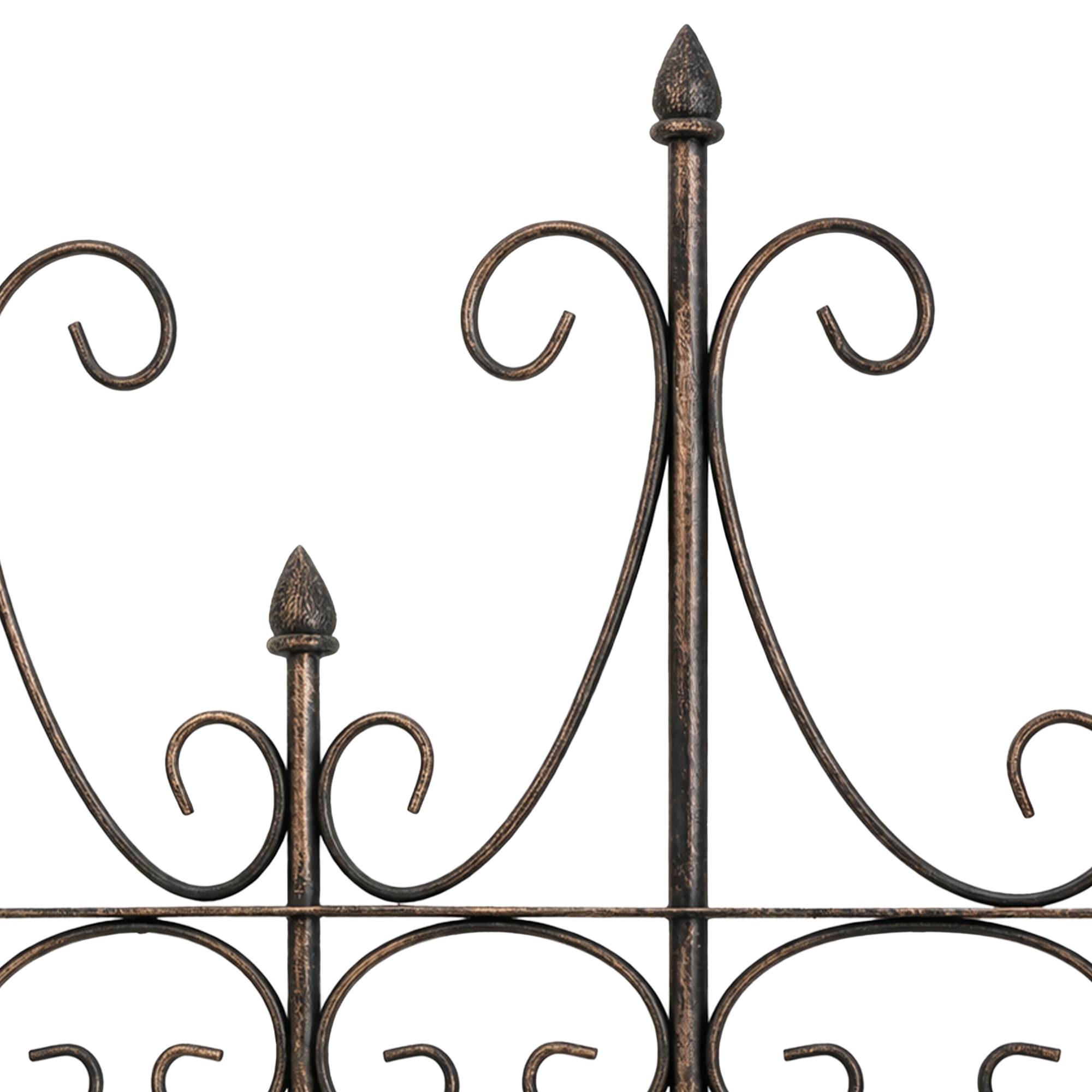 Spalliera Flieder 130x100 cm in Metallo, Stile Rustico per Rampicanti
