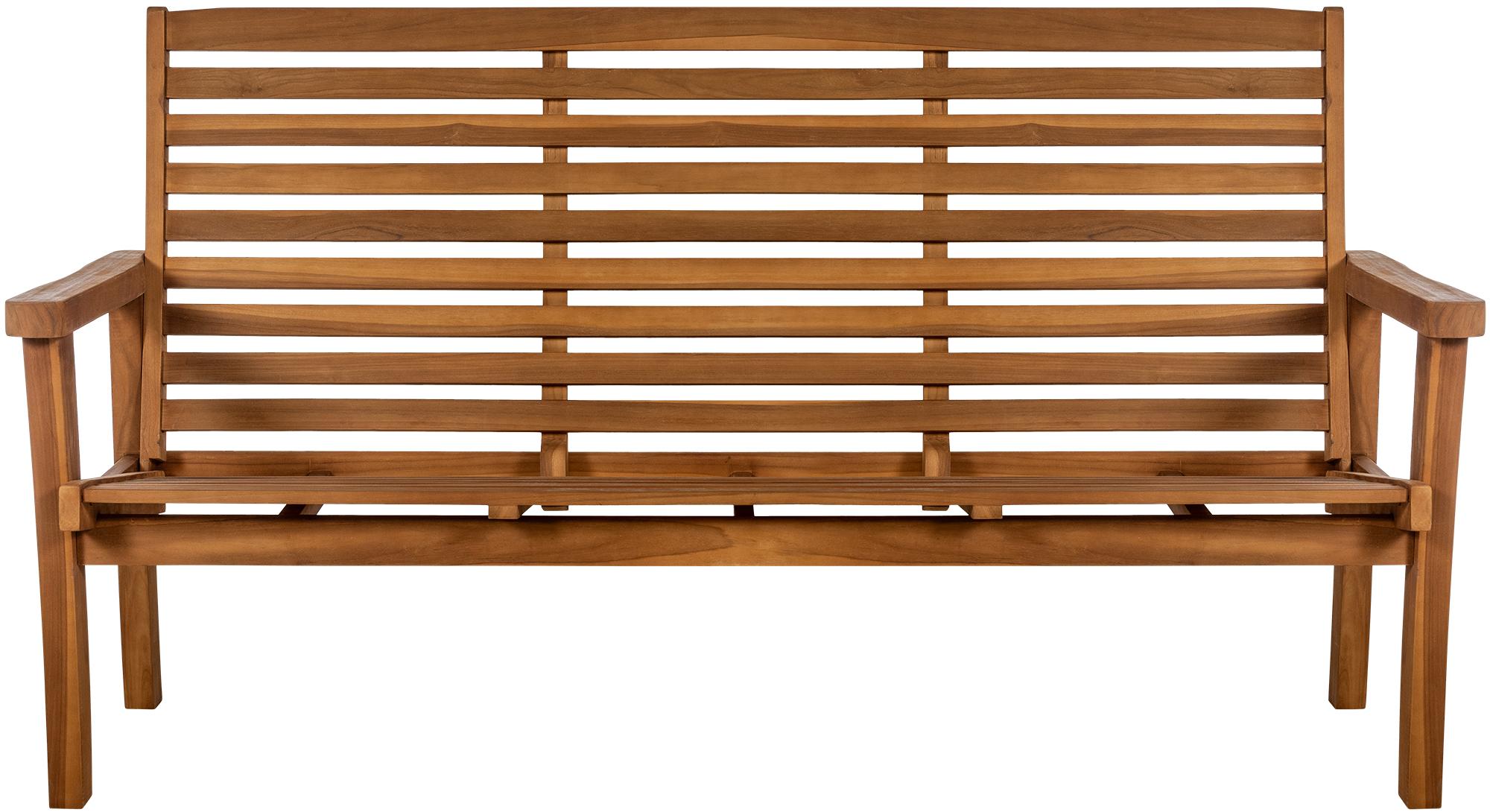 Panca in teak Nicosia con schienale reclinabile