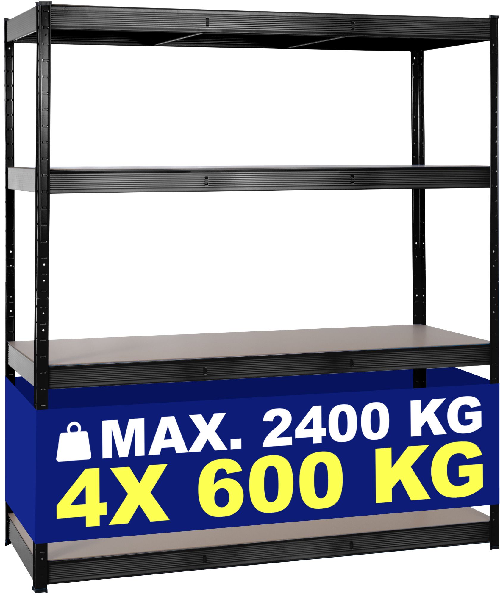 Scaffale industriale 160 x 60 x 180 cm