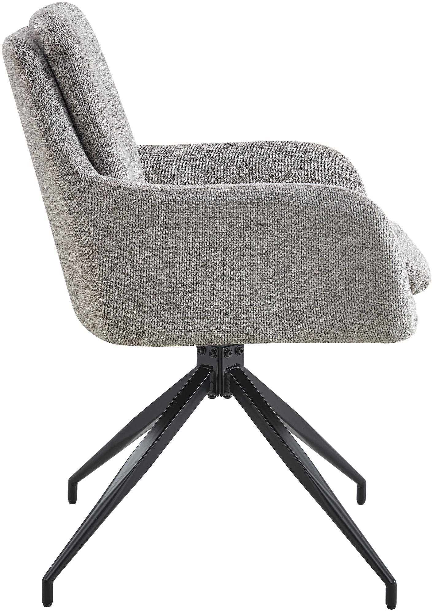 Set di 2 sedie da pranzo in tessuto Pickett