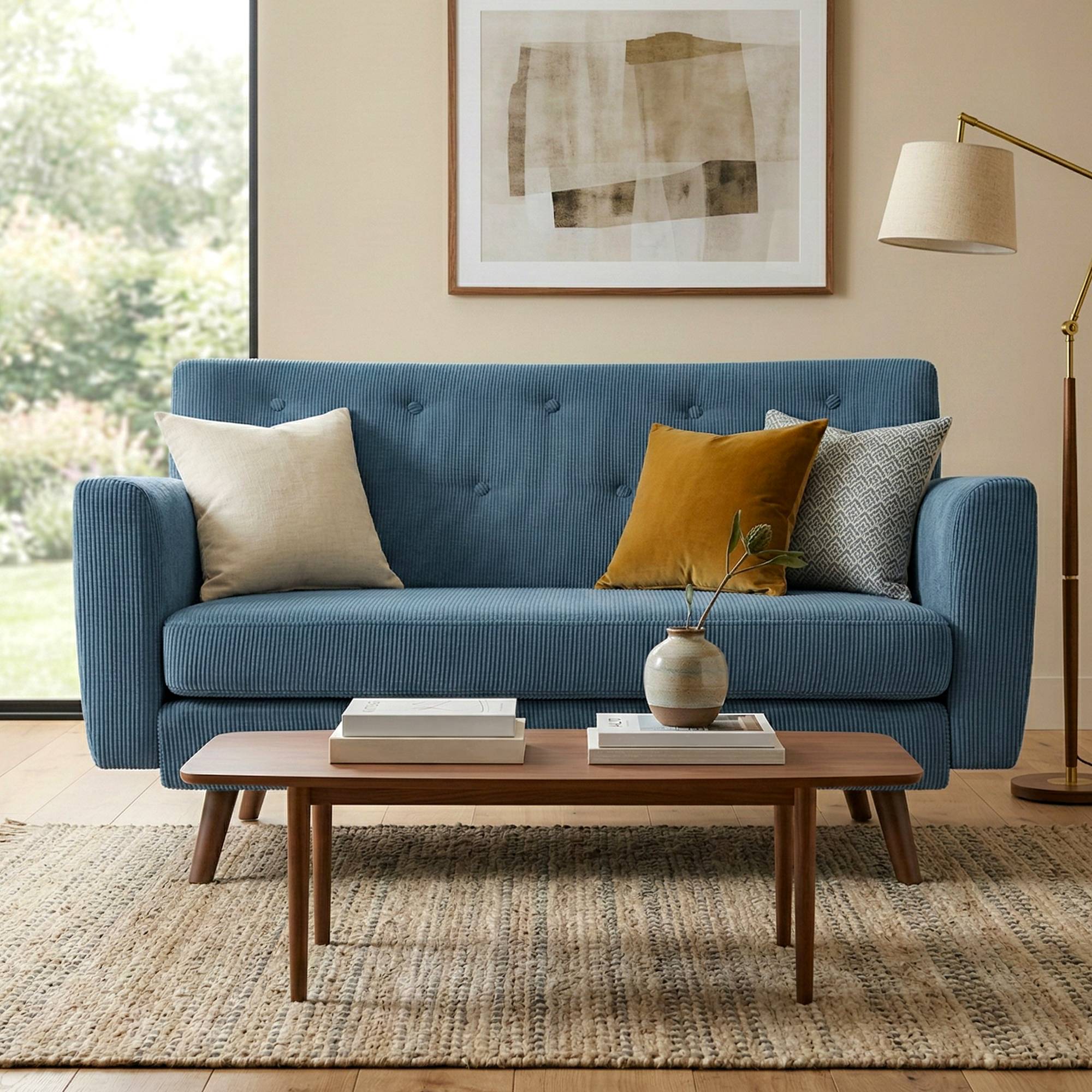 Divano Kioni in velluto a coste