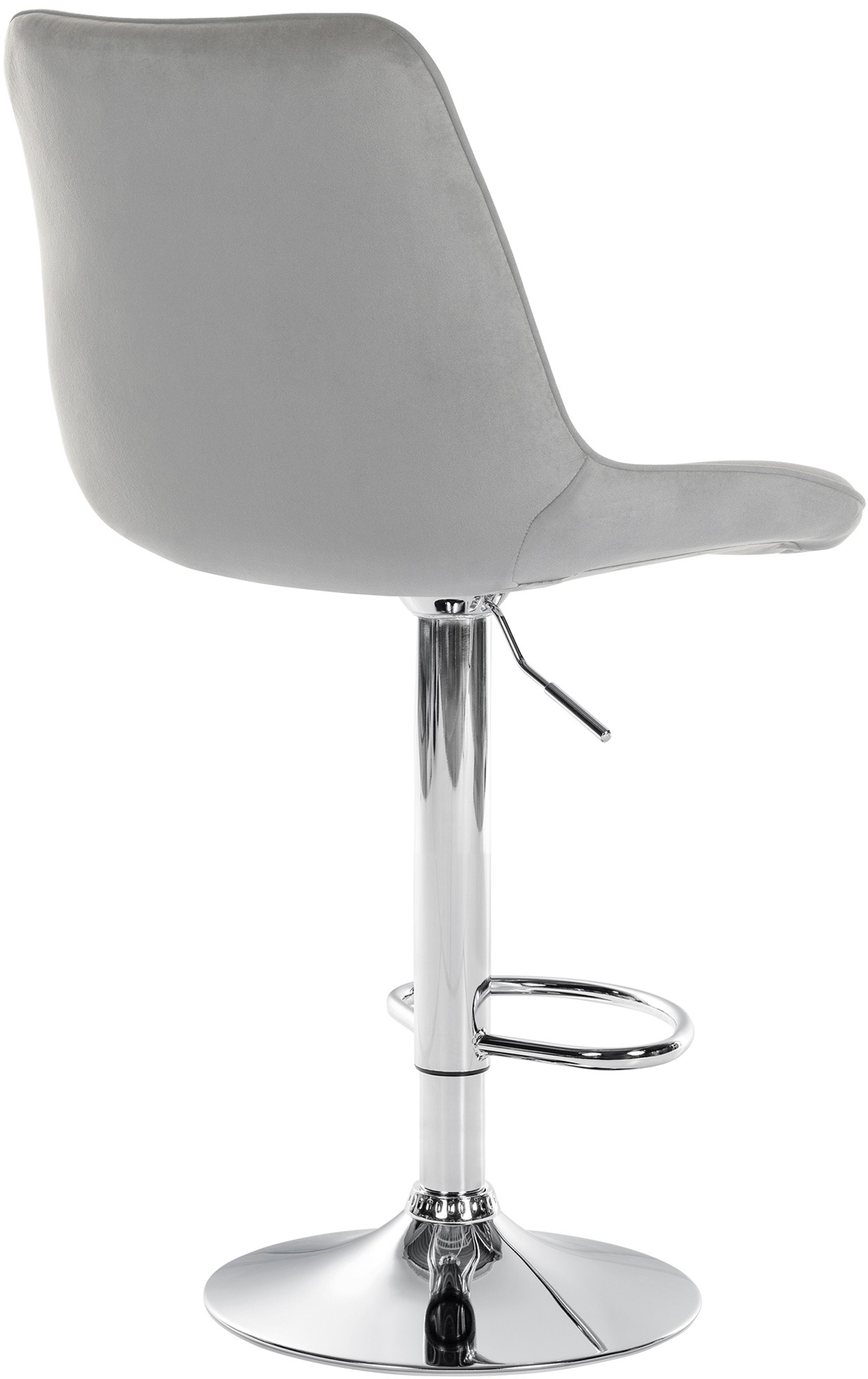 Sgabello da bar Toni velluto elegante, comodo e resistente, ideale per cucina o locale, design moderno per ogni ambiente