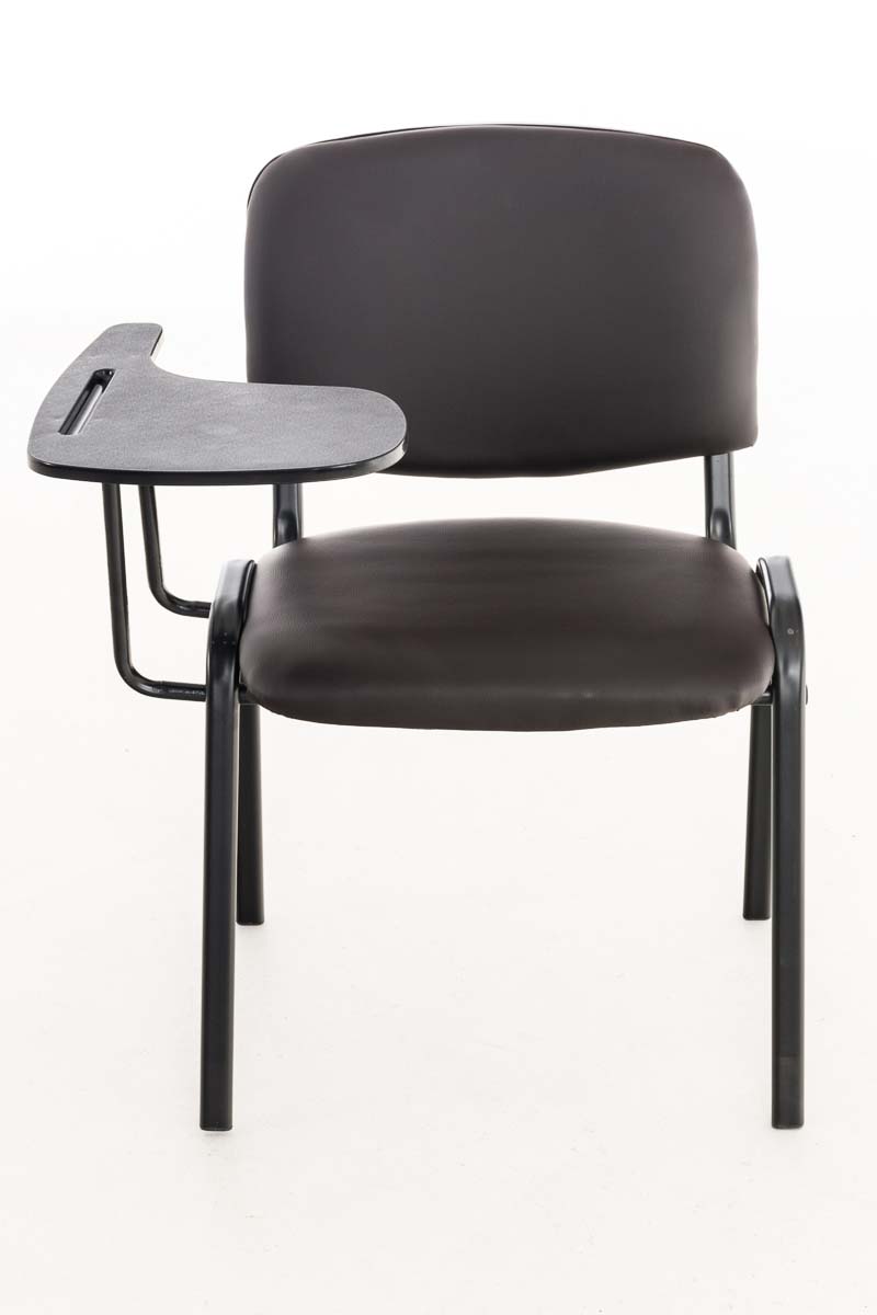 Sedia Ken in similpelle con tavolino ribaltabile