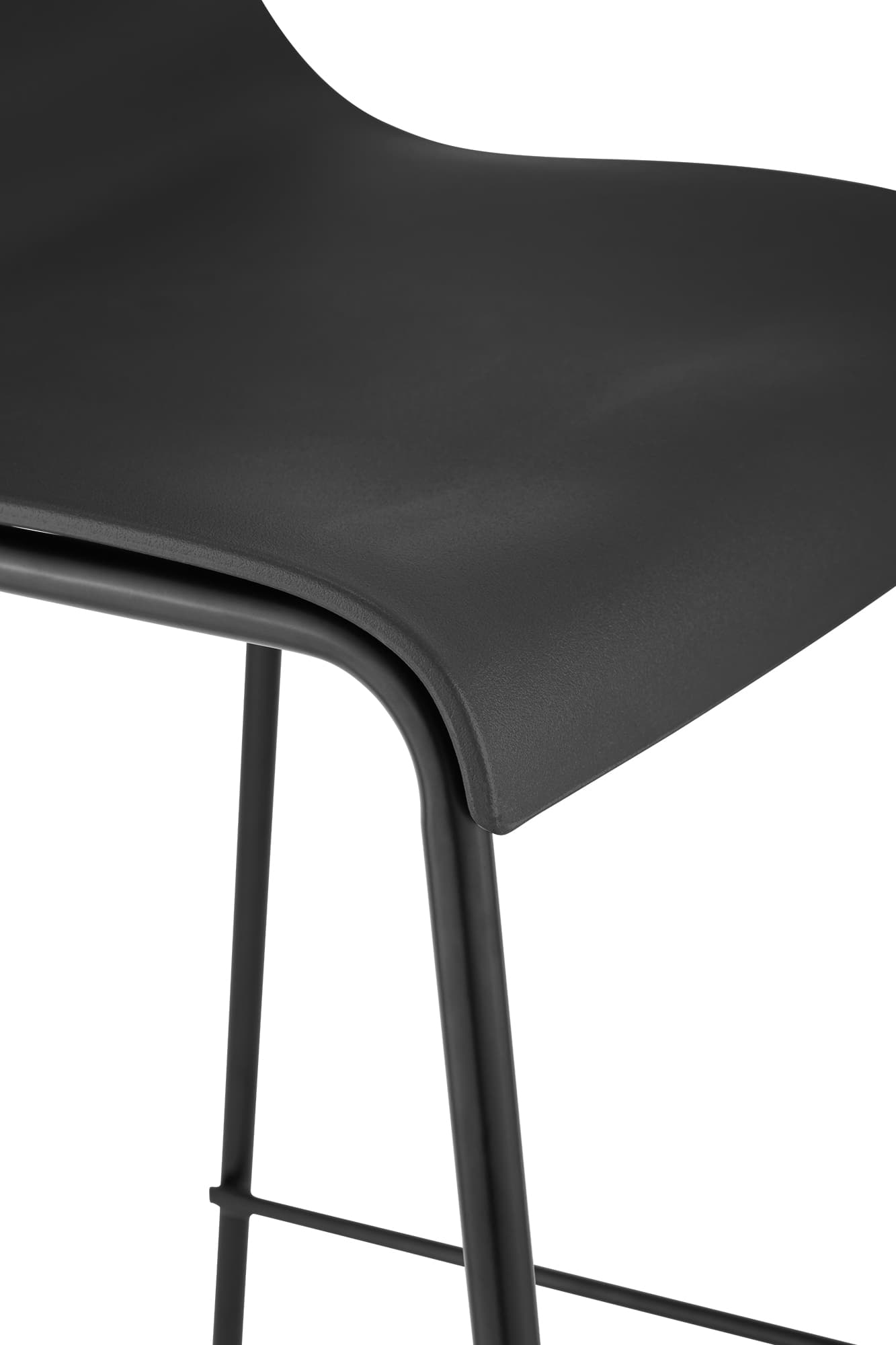 Set di 2 sgabelli da bar Hover in plastica con base a 4 gambe
