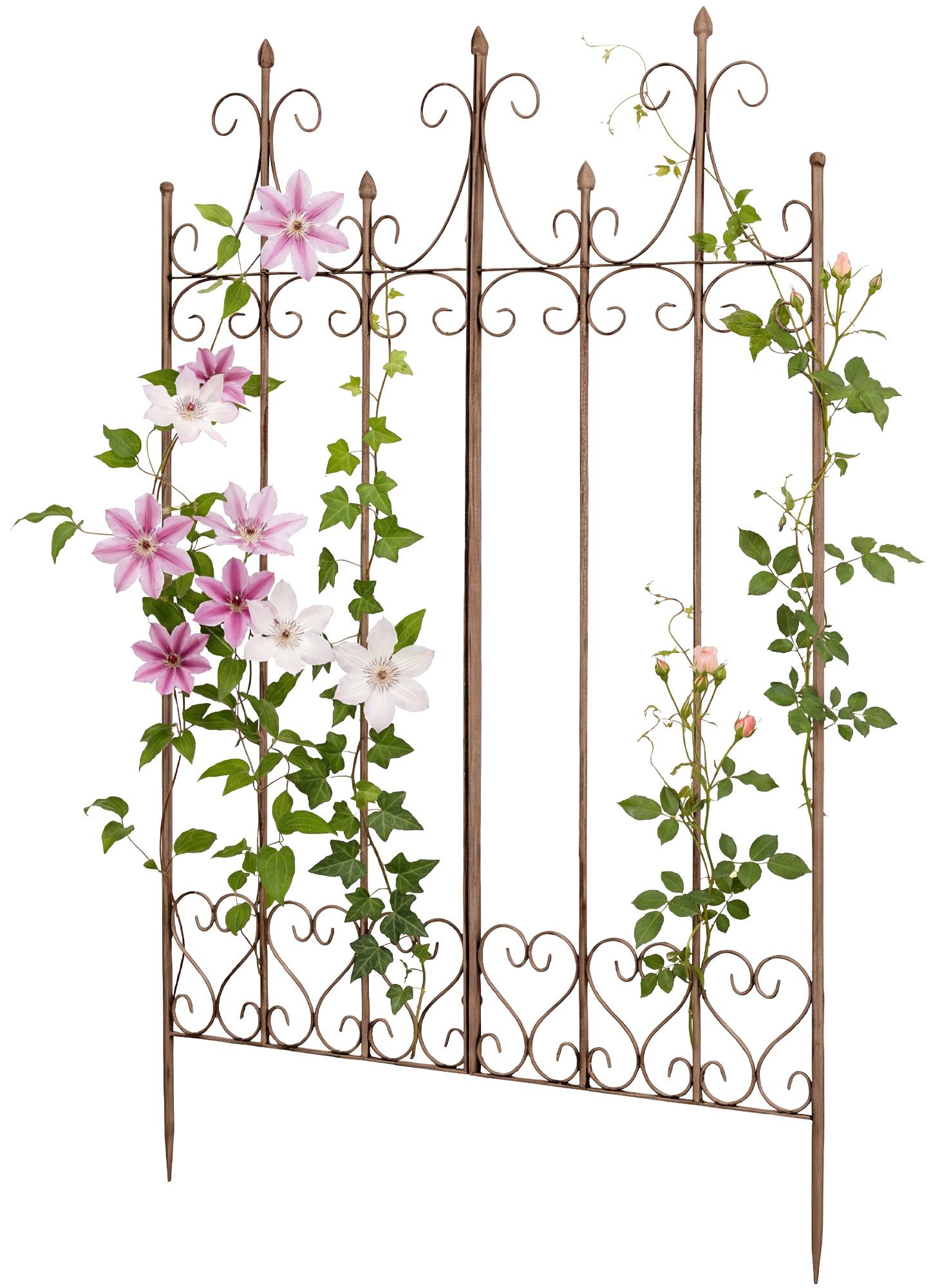 Spalliera Flieder 130x100 cm in Metallo, Stile Rustico per Rampicanti