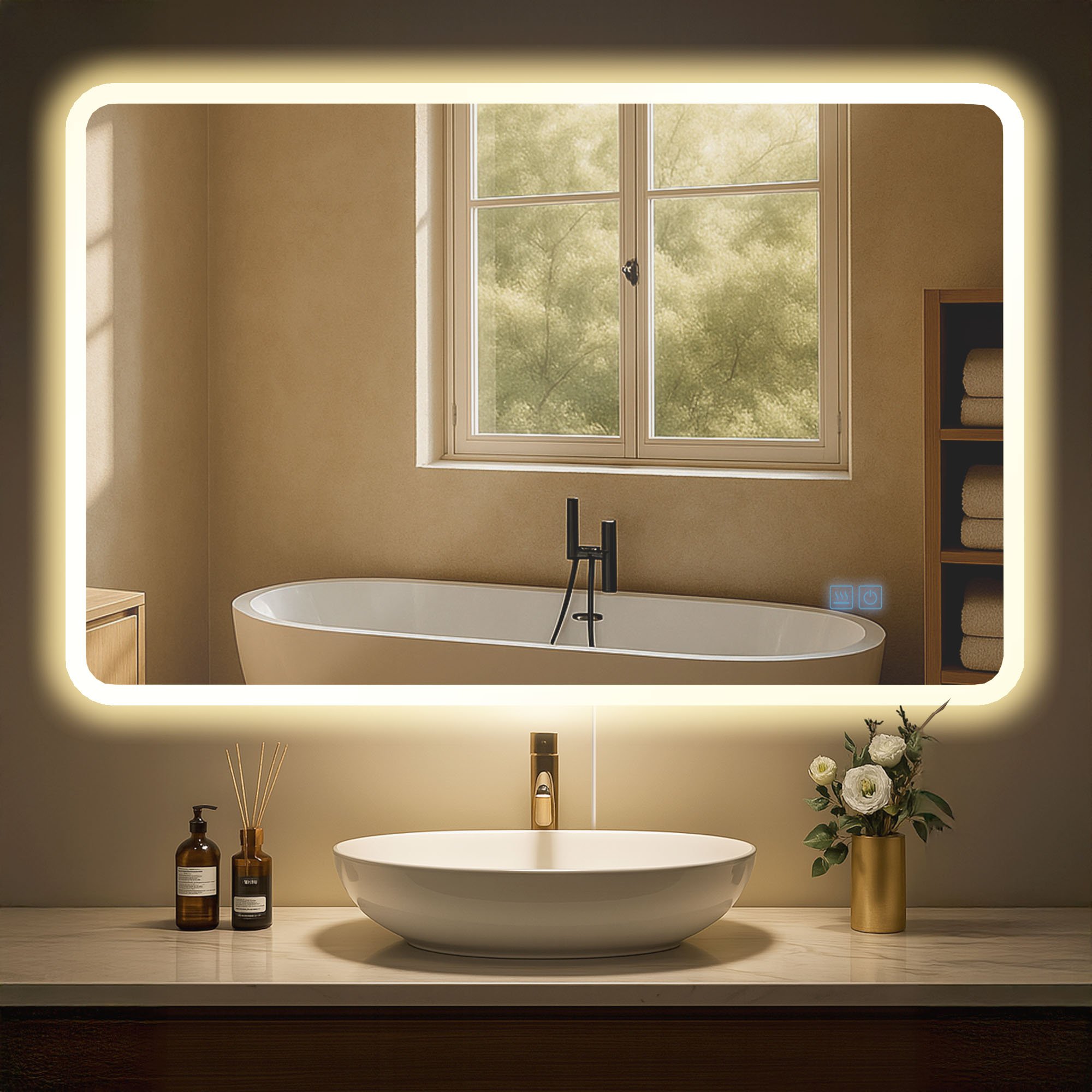 Specchio da bagno Jericho