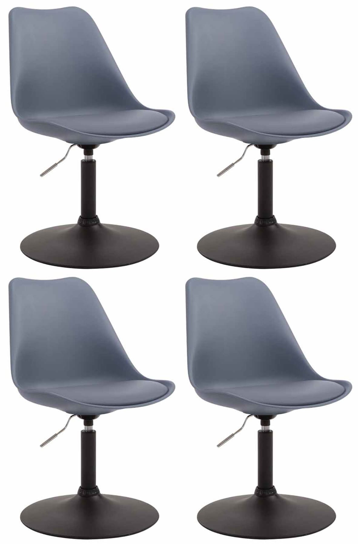 Set di 4 sedie da pranzo Maverick Plastic