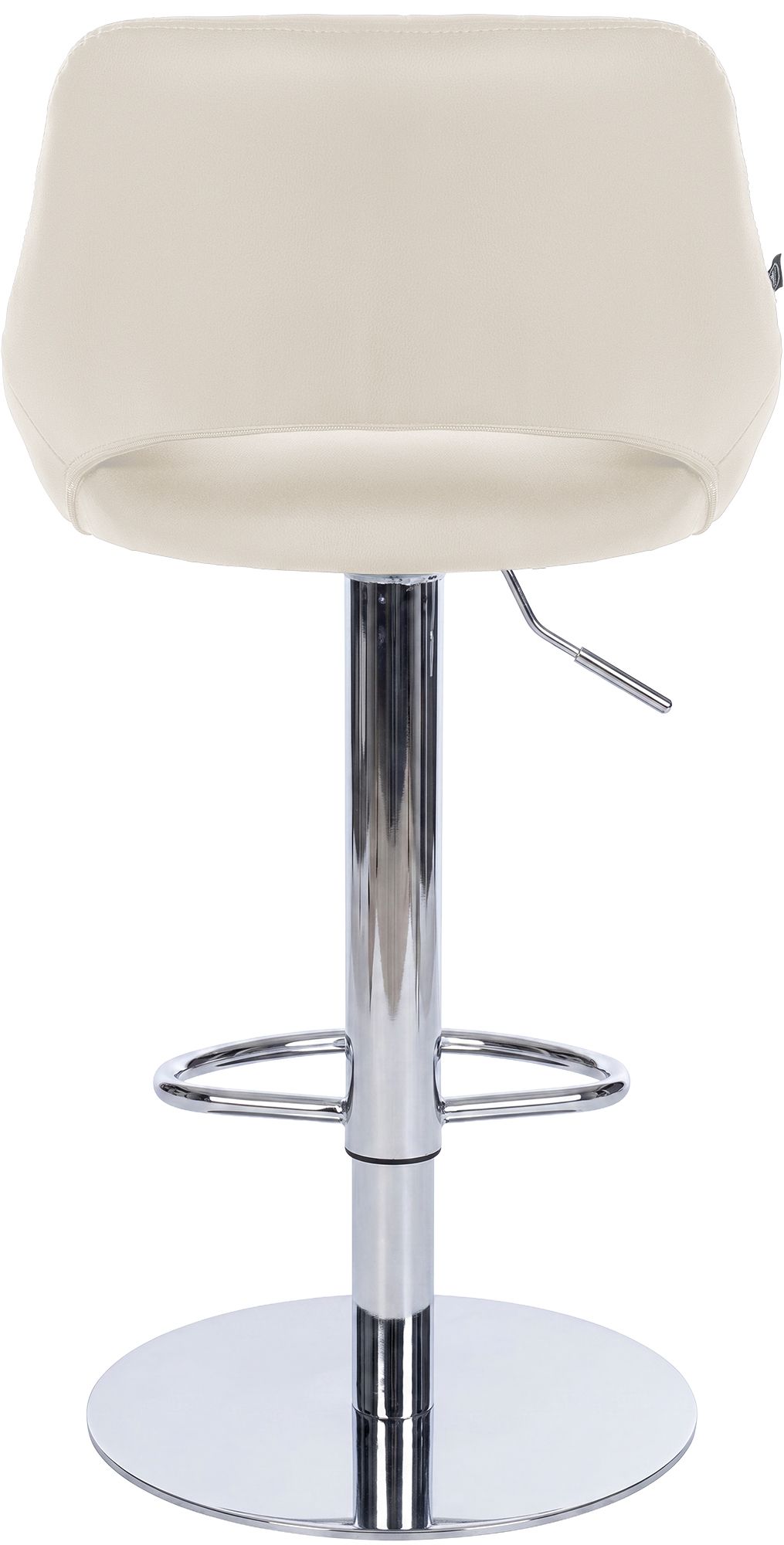 Set di 2 sgabelli da bar Milet cromati con base extra pesante
