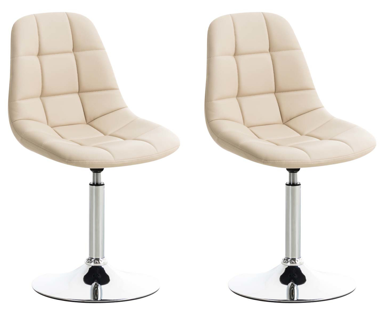 Set di 2 sedie Emil in similpelle