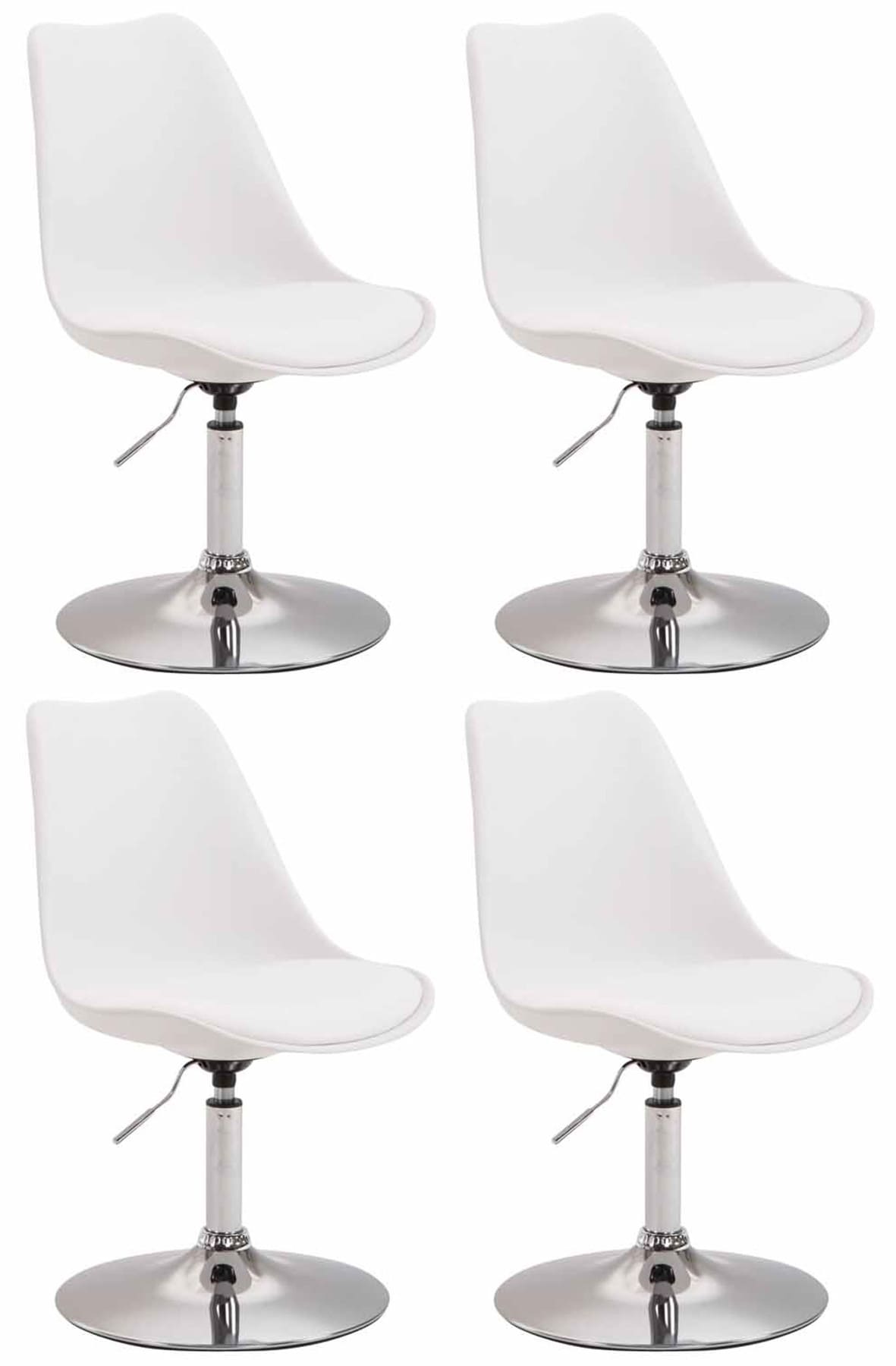 Set di 4 sedie da pranzo Maverick Plastic