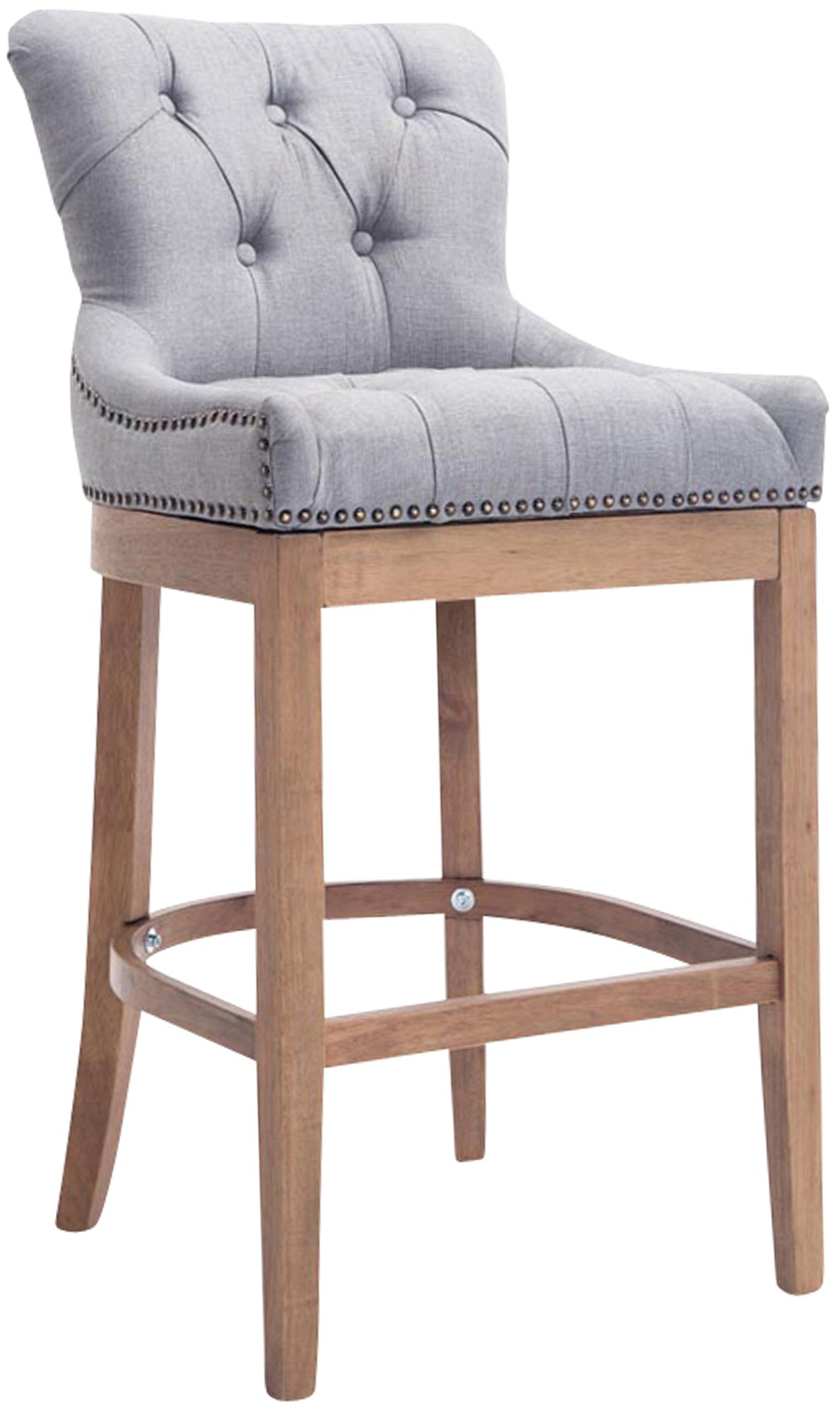 Sgabello Lakewood Stoffa antico-chiaro